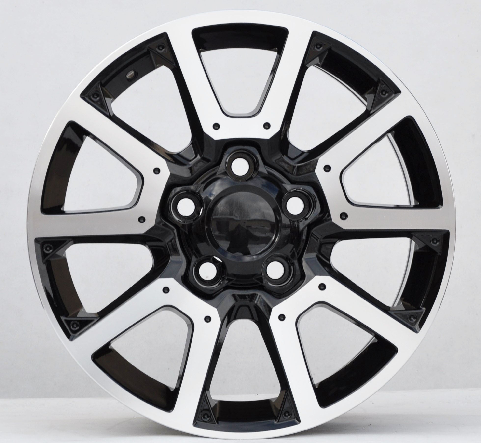 Toro Corsa W248 Alufælge 20" 5x150 ET55 – Poleret/sort (sæt á 4)