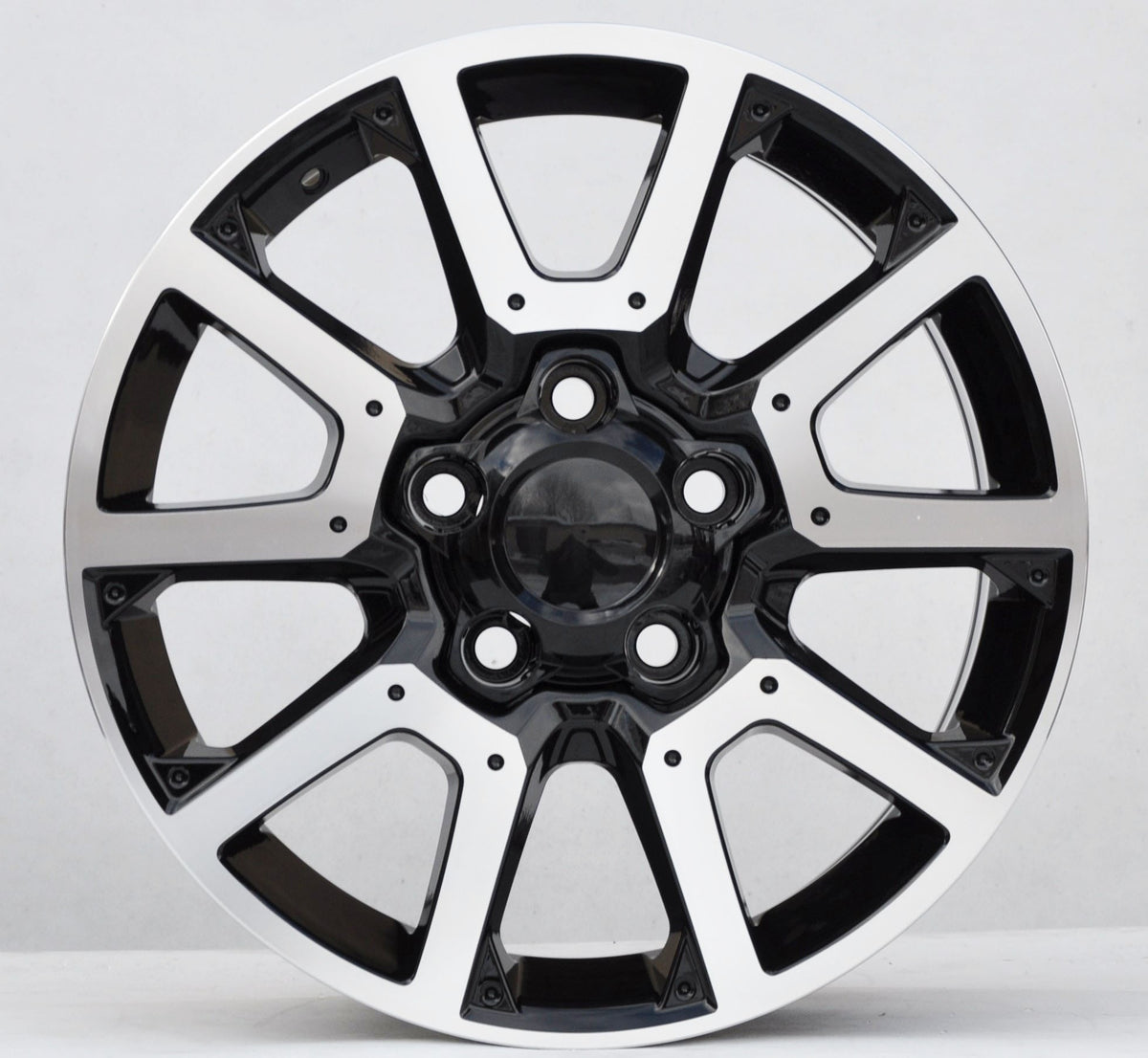 Toro Corsa W248 Alufælge 20" 8,5J 5x150 ET55 – Poleret/sort (sæt á 4)