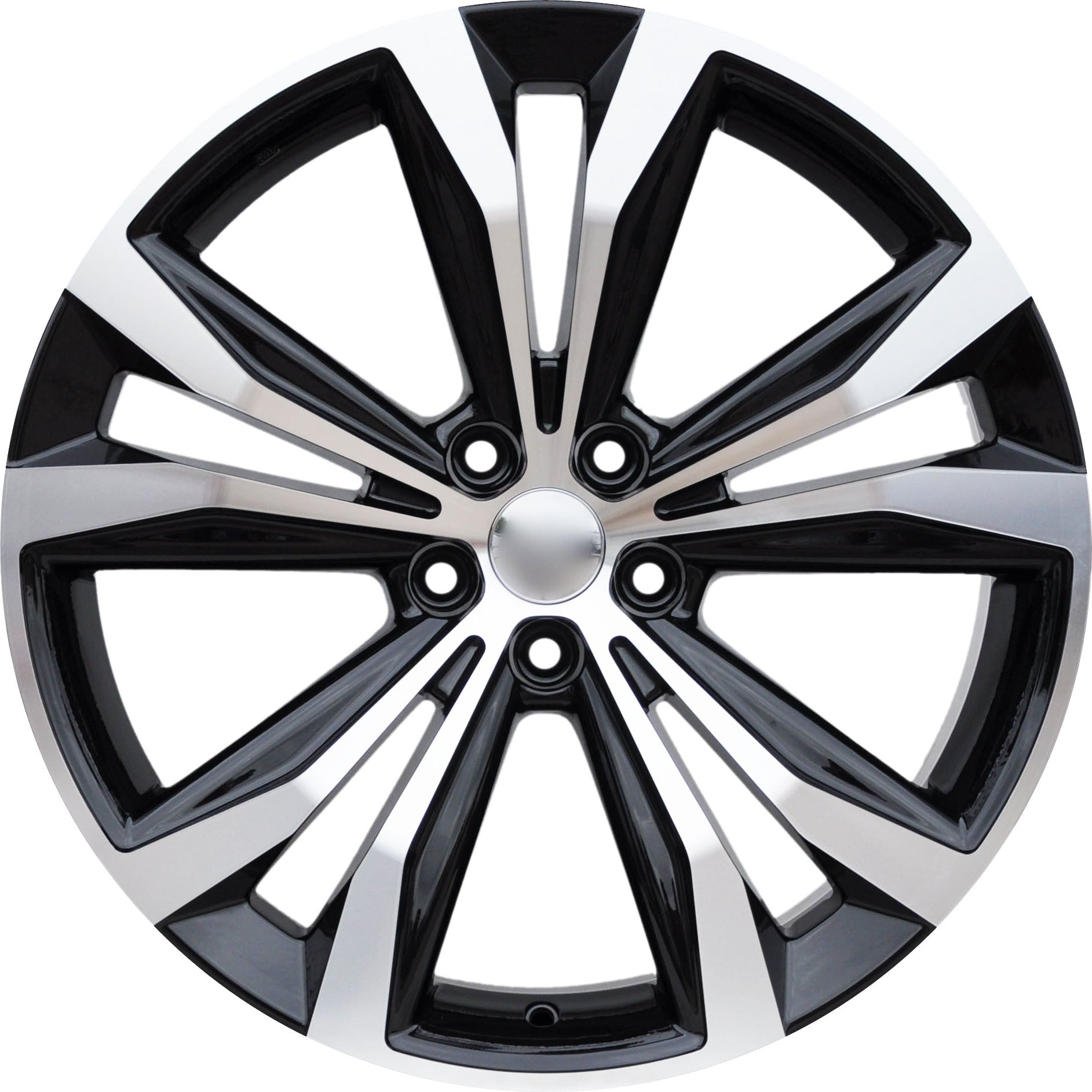 PDW 1437 Alufælge 20" 5x114.3 ET30 – Poleret/sort (sæt á 4)