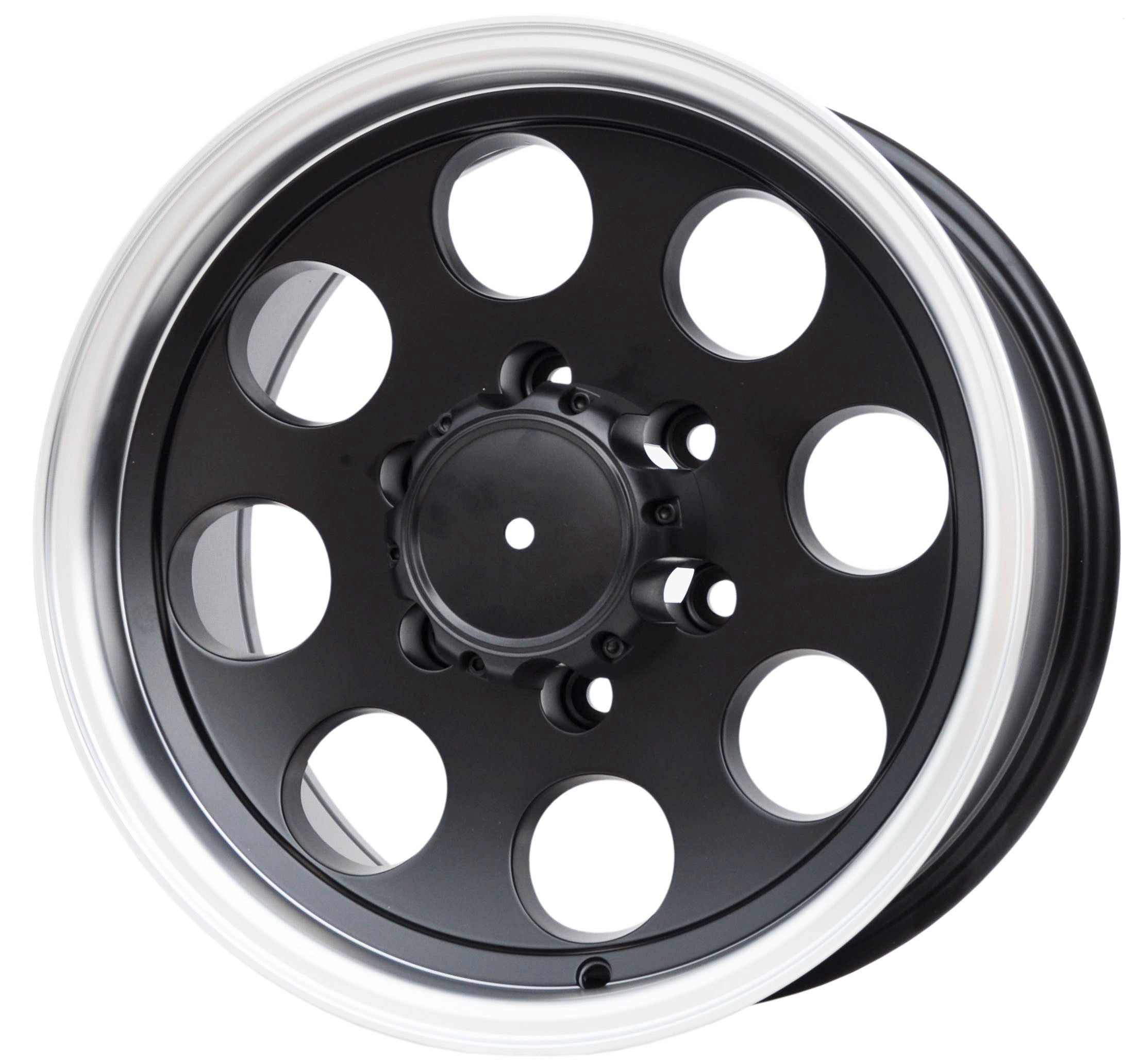 PDW 997 Alufælge 16" 6x139.7 ET0 – Poleret/sort mat (sæt á 4)
