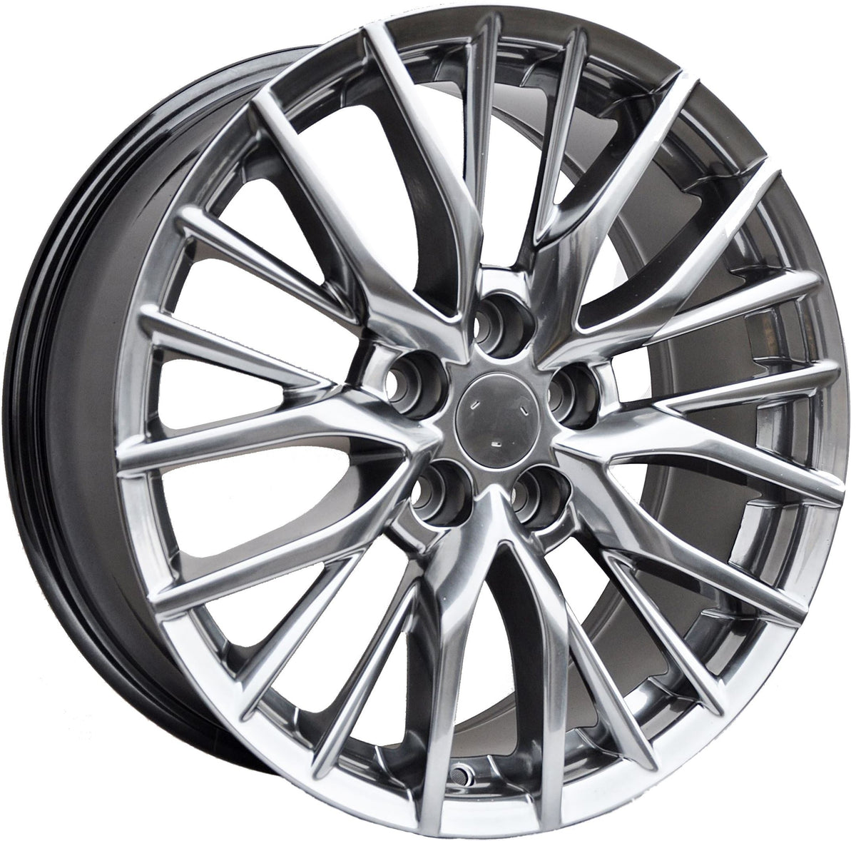 PDW 0133 Alufælge 19" 8J 5x114.3 ET35 – Røgfarvet (sæt á 4)