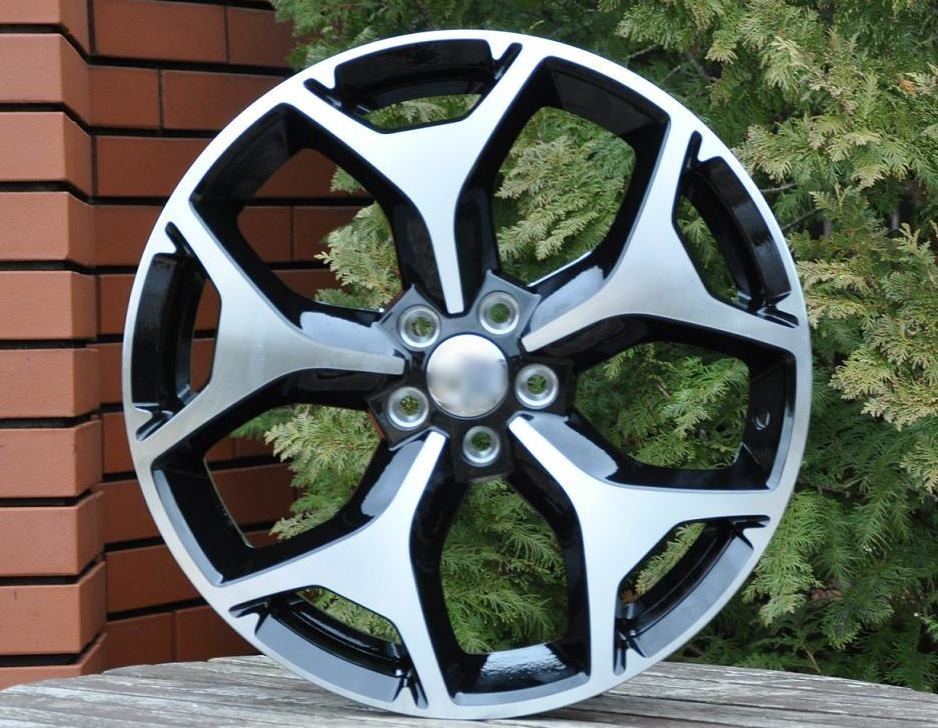 PDW 164 Alufælge 18" 5x100 ET48 – Poleret/sort (sæt á 4)