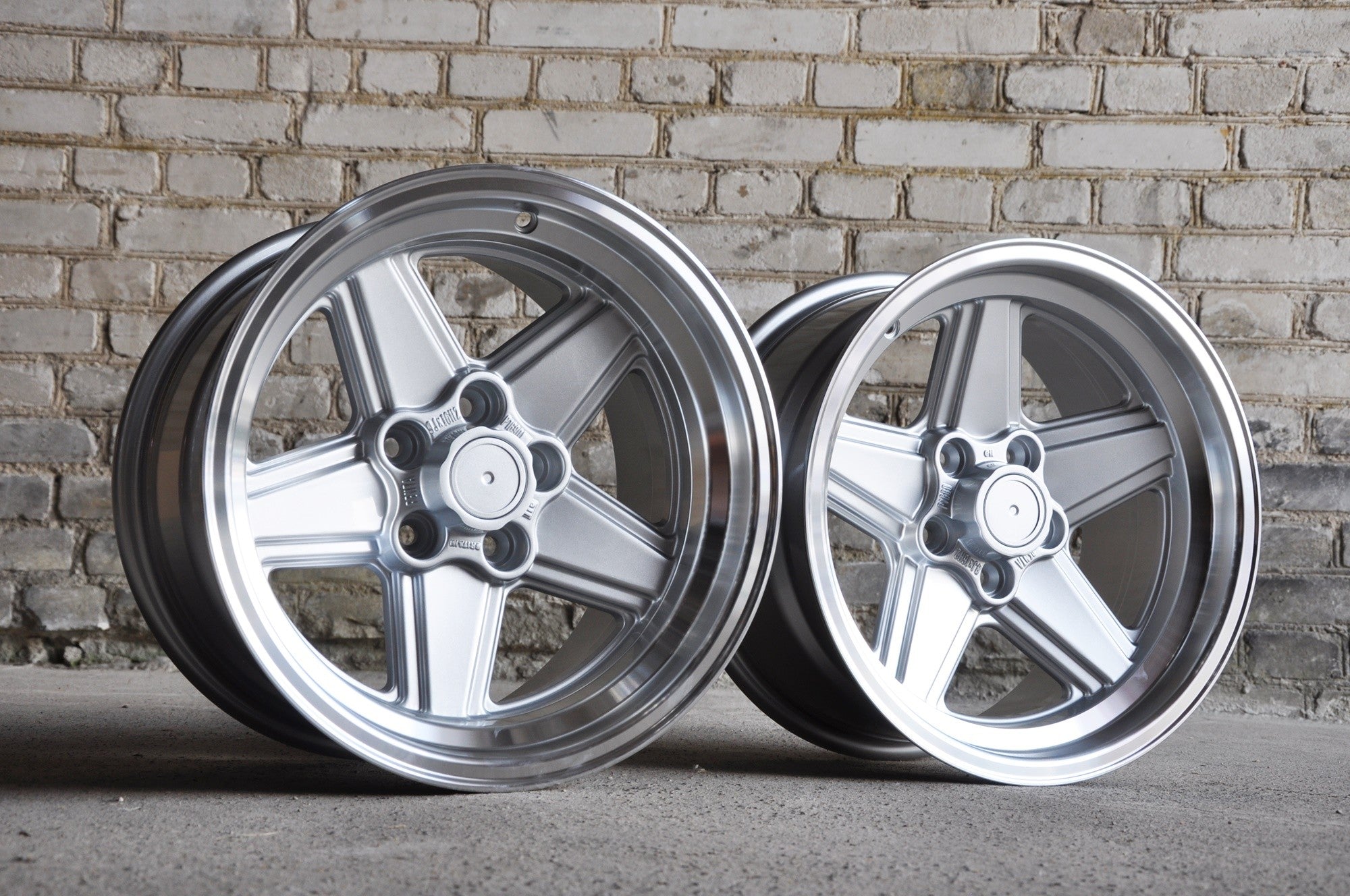 PDW 1794 Alufælge 16" 5x112 ET11 – Poleret/sølv (sæt á 4)