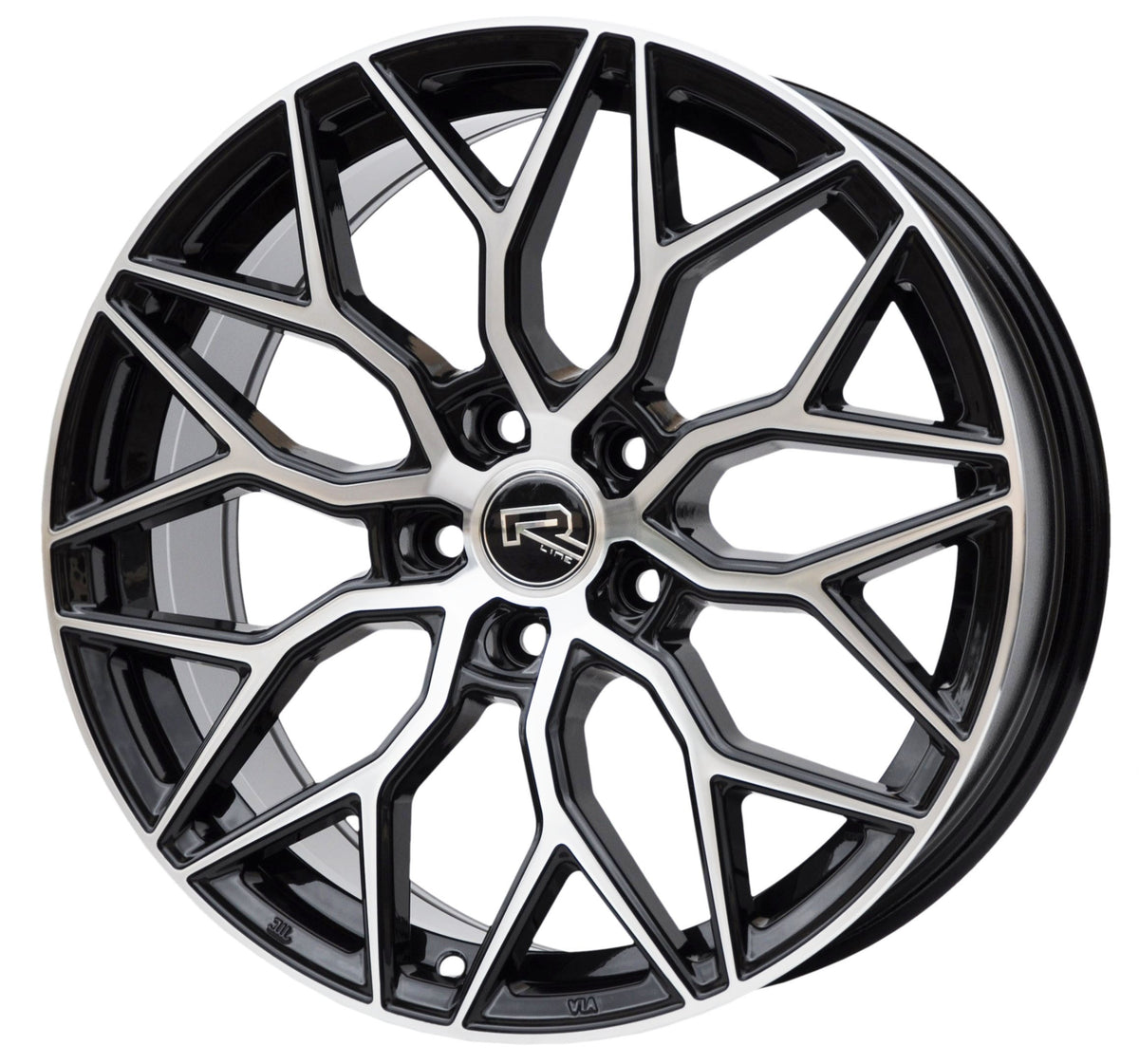 PDW 5812 Alufælge 18" 8J 5x112 ET40 – Poleret/sort (sæt á 4)