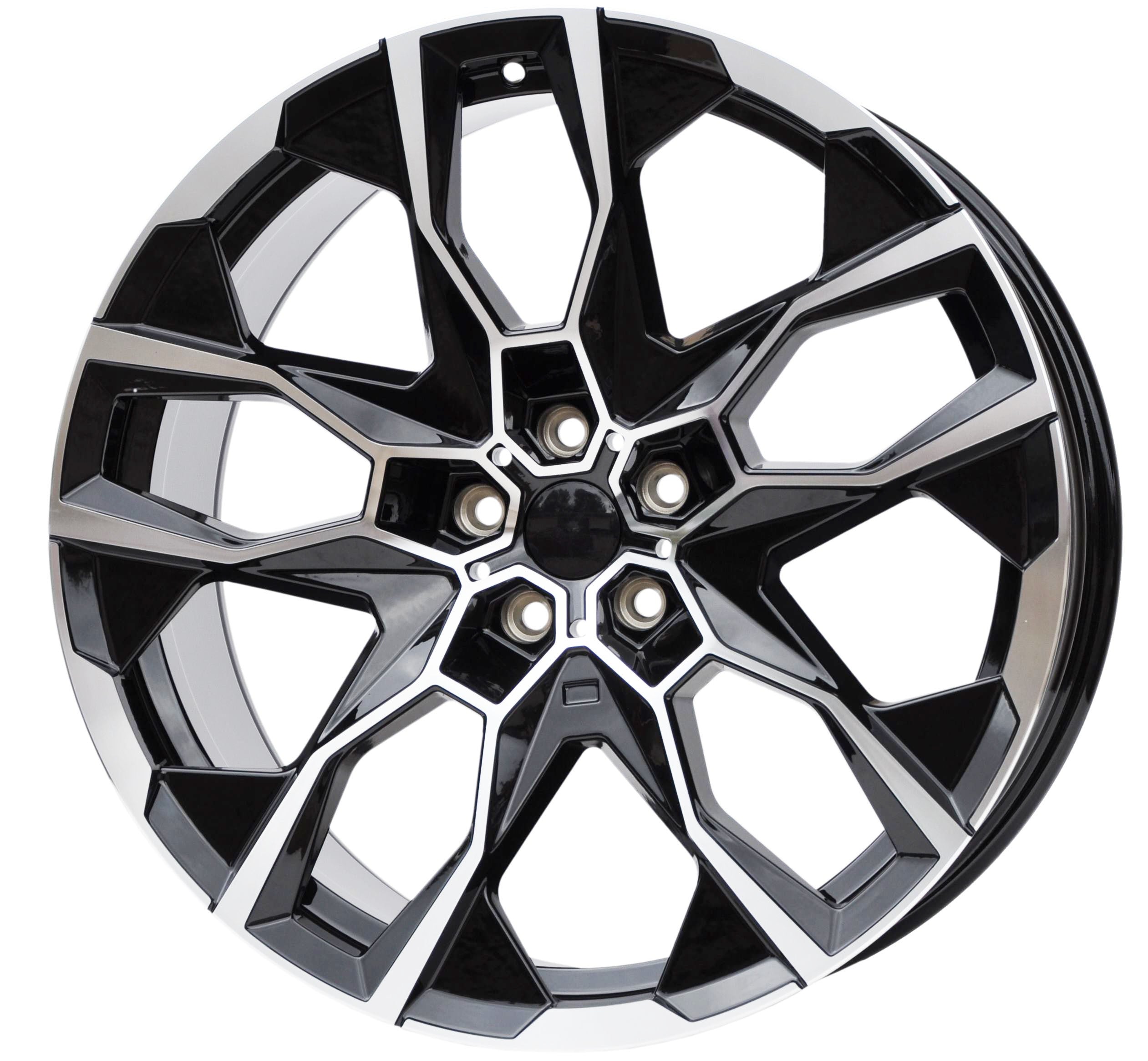 PDW 5592 Alufælge 21" 5x112 ET36 – Poleret/sort (sæt á 4)