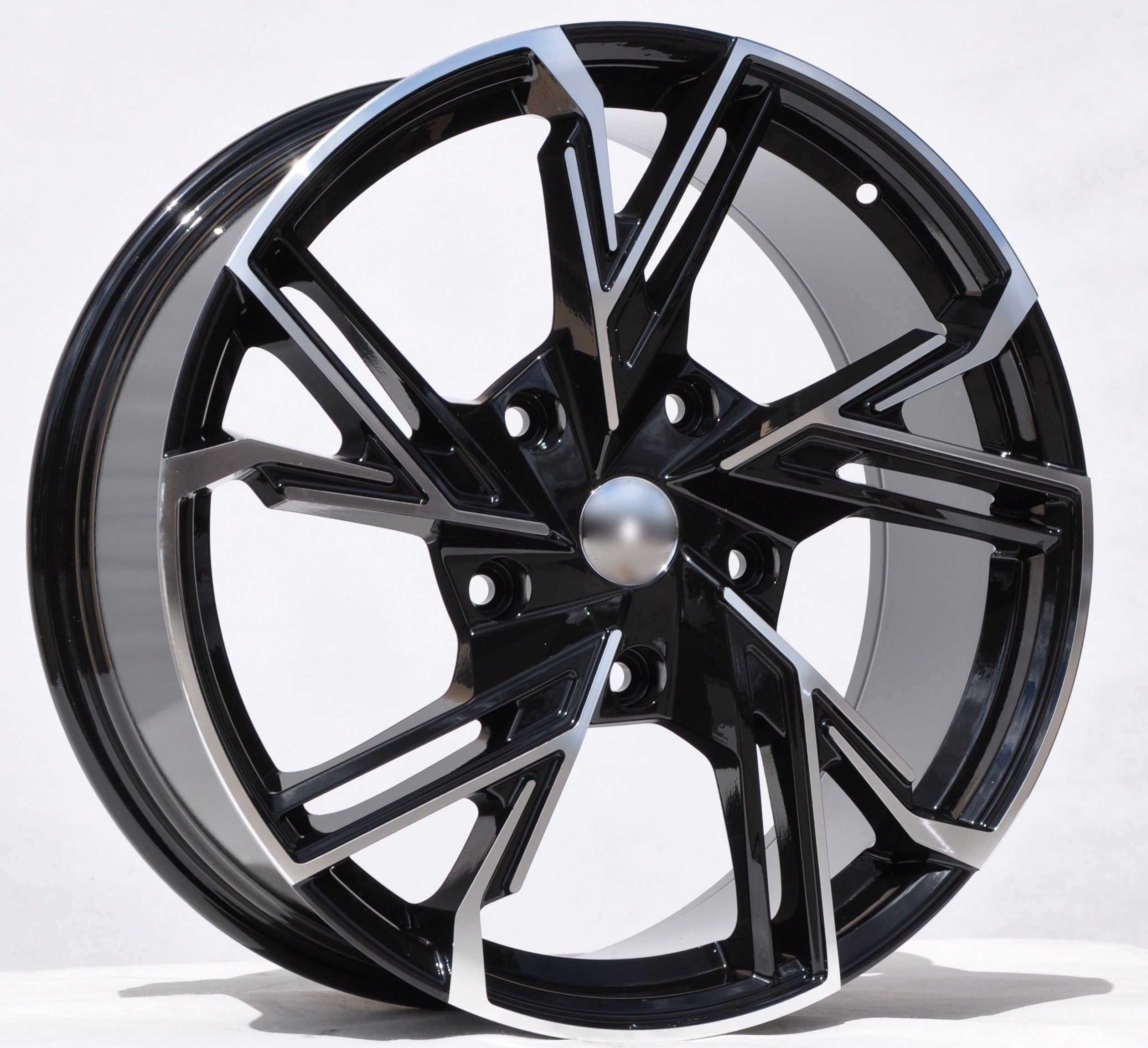 PDW 1800 Alufælge 20" 5x160 ET50 – Poleret/sort (sæt á 4)