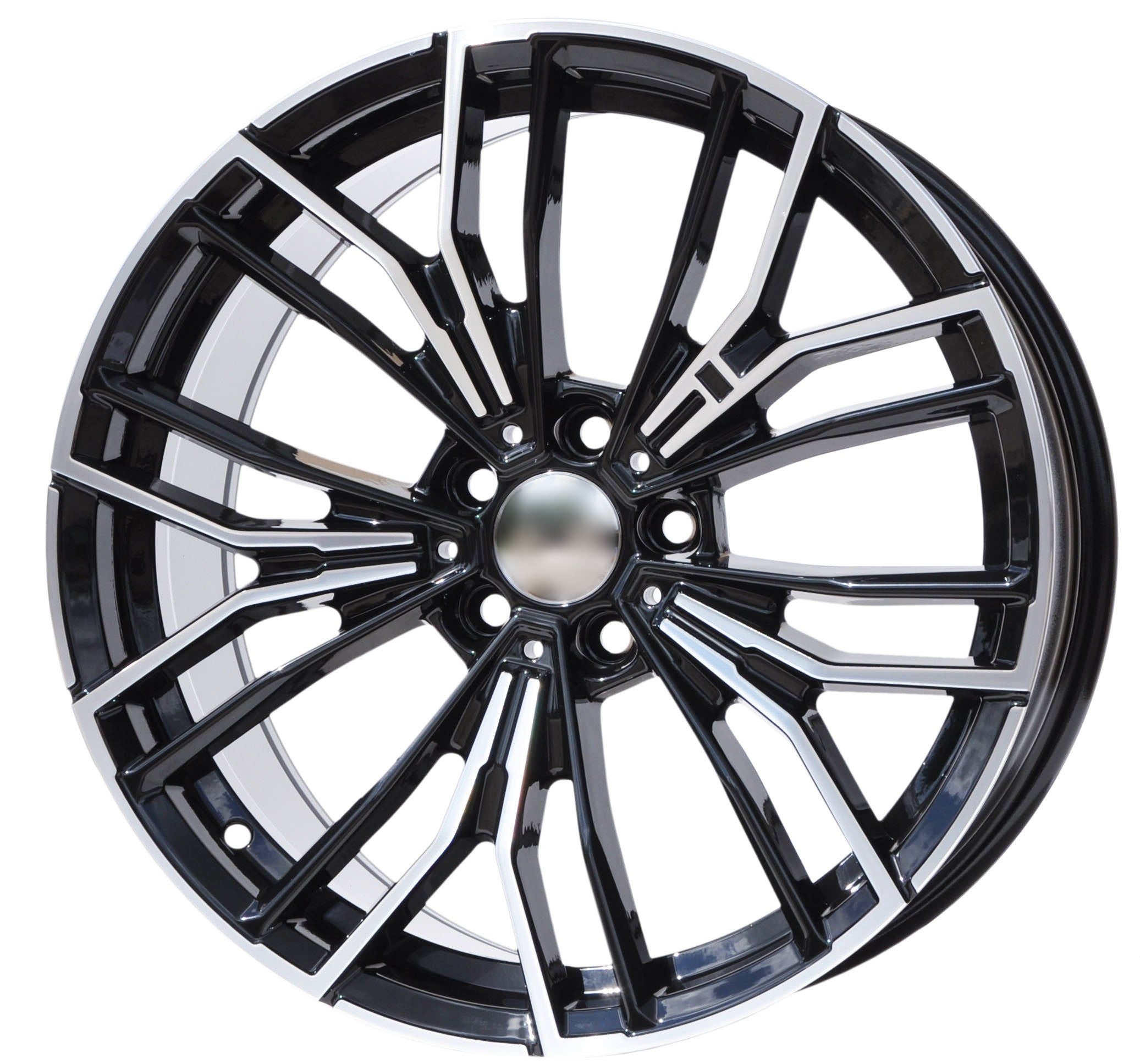 PDW 5964 Alufælge 19" 5x112 ET30 – Poleret/sort (sæt á 4)