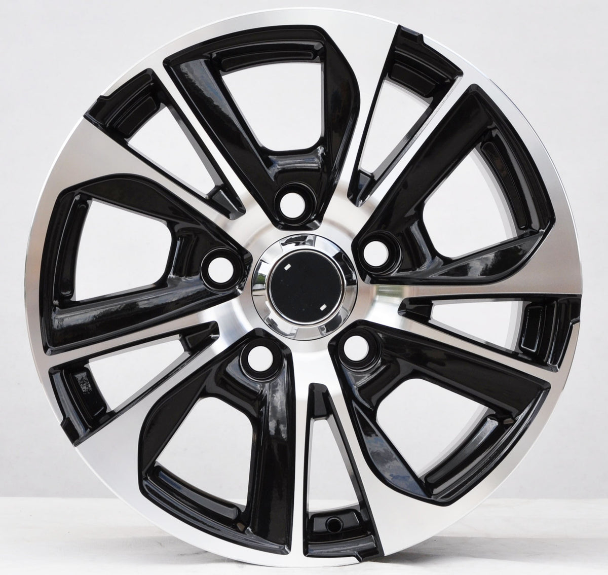 PDW 1611 Alufælge 18" 8J 5x150 ET55 – Poleret/sort (sæt á 4)