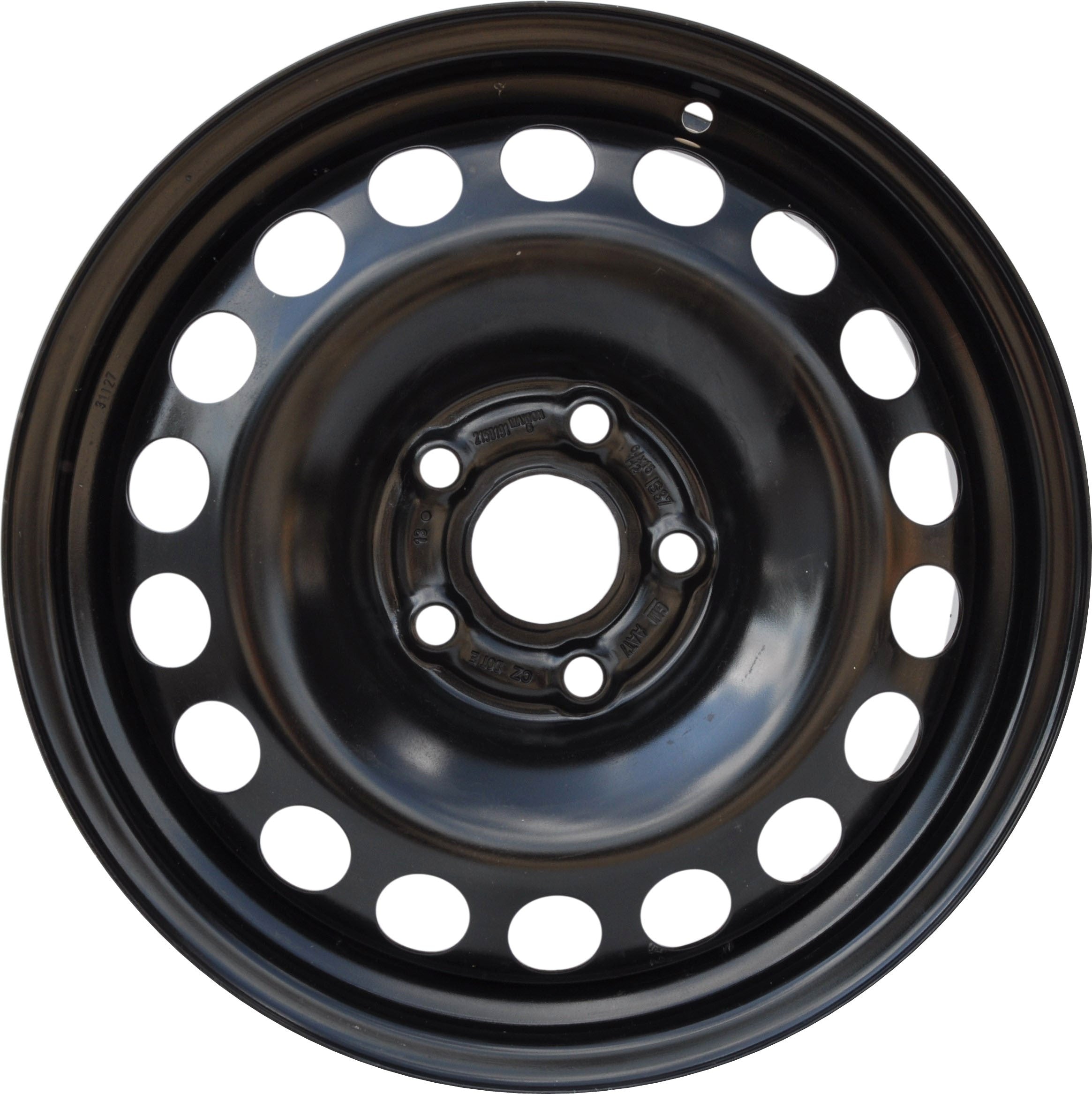 Opel (oryginalne OEM) stal oryginał gm opel Stålfælge 15" 5x105 ET37 – Sort (sæt á 4)