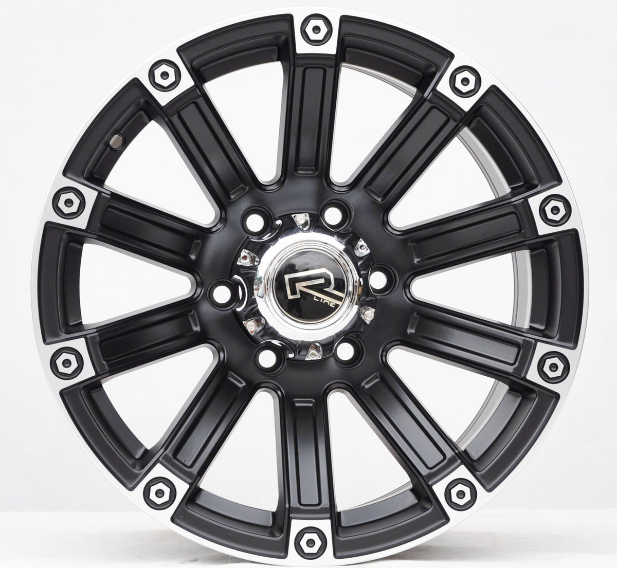 PDW 0210 Alufælge 17" 8,5J 6x139.7 ET0 – Sort (sæt á 4)