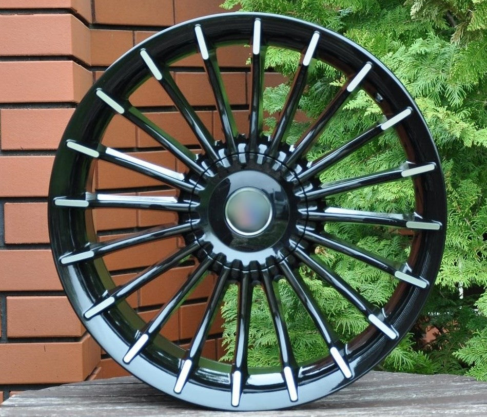 PDW 273 Alufælge 19" 5x120 ET33 – Poleret/sort (sæt á 4)