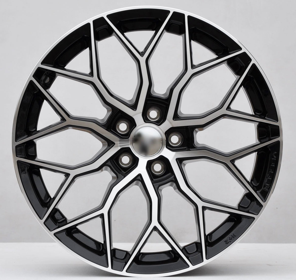 PDW 410101 Alufælge 19" 8,5J 5x112 ET40 – Poleret/sort (sæt á 4)