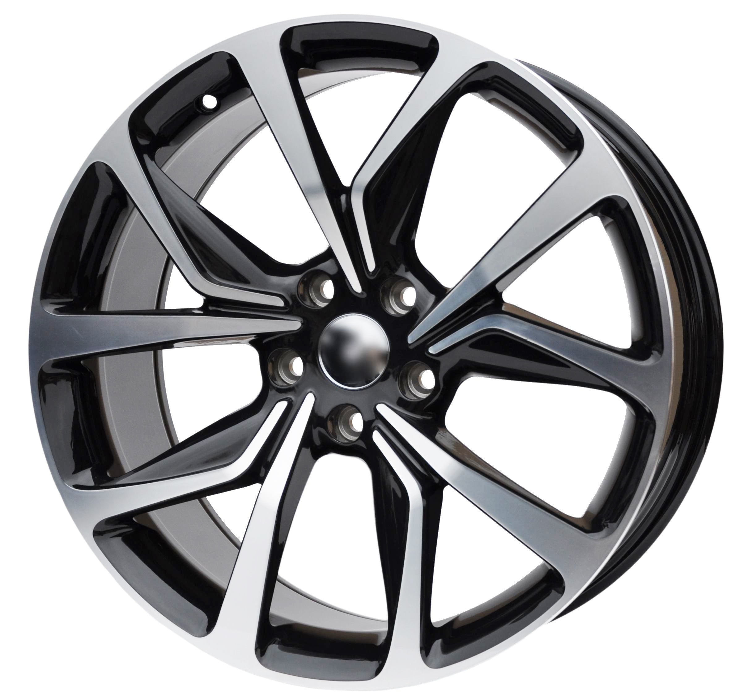 PDW 5397 Alufælge 20" 5x115 ET41 – Poleret/sort (sæt á 4)
