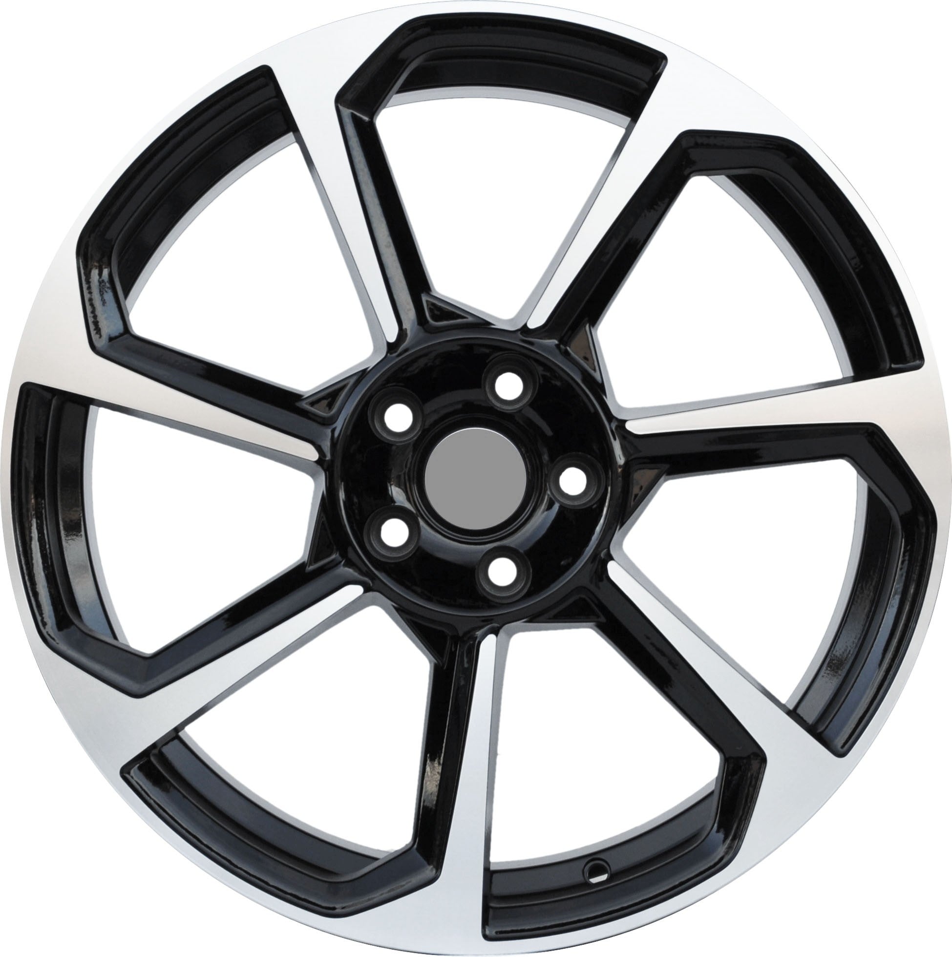 PDW 5213 Alufælge 18" 5x112 ET34 – Poleret/sort (sæt á 4)