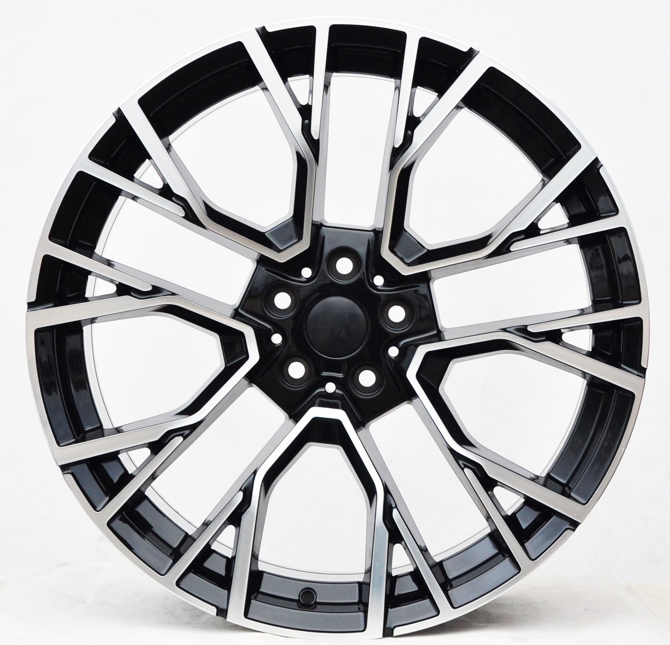 PDW 5769 Alufælge 22" 5x112 ET37 – Poleret/sort (sæt á 4)
