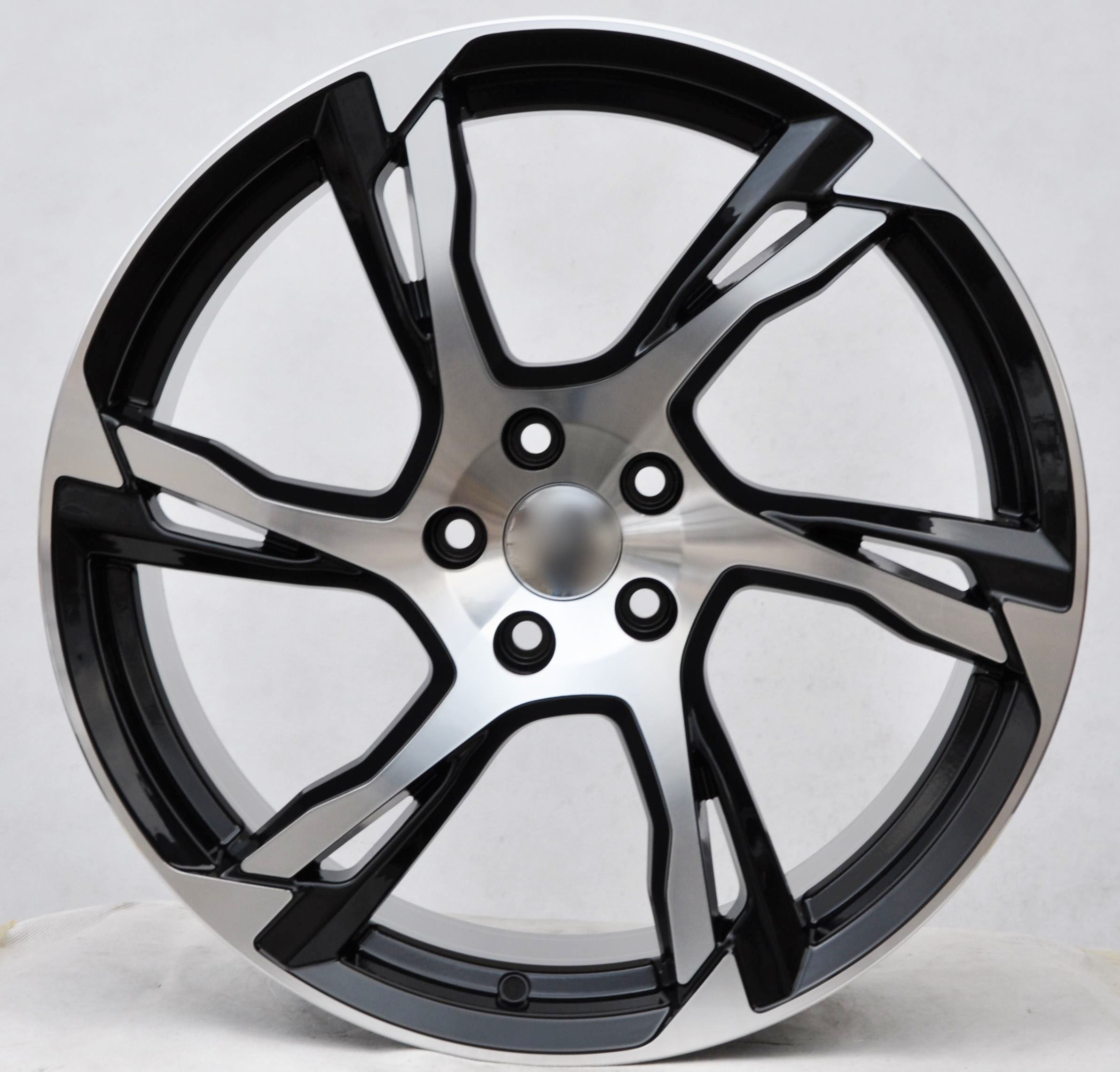 PDW 1175 Alufælge 20" 5x108 ET42 – Poleret/sort (sæt á 4)