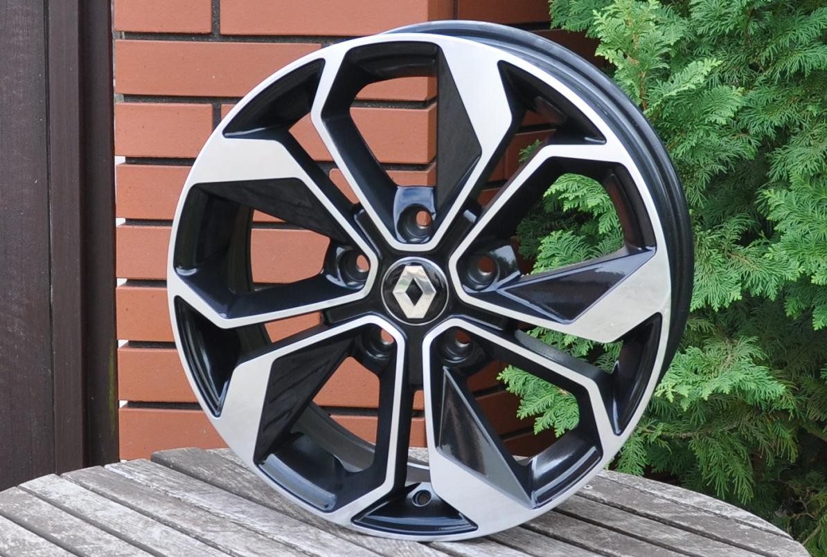 PDW 5168 Alufælge 15" 5x114.3 ET45 – Poleret/sort (sæt á 4)