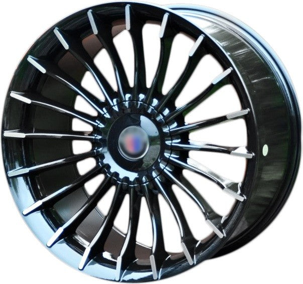 PDW 273 Alufælge 19" 5x112 ET25 – Poleret/sort (sæt á 4)