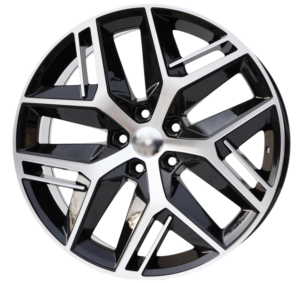 PDW 1109 Alufælge 19" 8J 5x112 ET45 – Poleret/sort (sæt á 4)