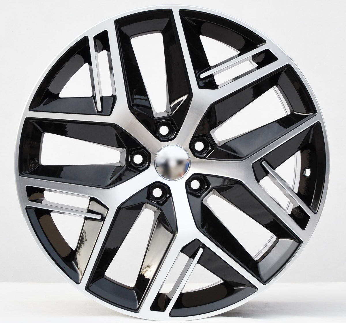 PDW 1109 Alufælge 19" 8J 5x112 ET45 – Poleret/sort (sæt á 4)