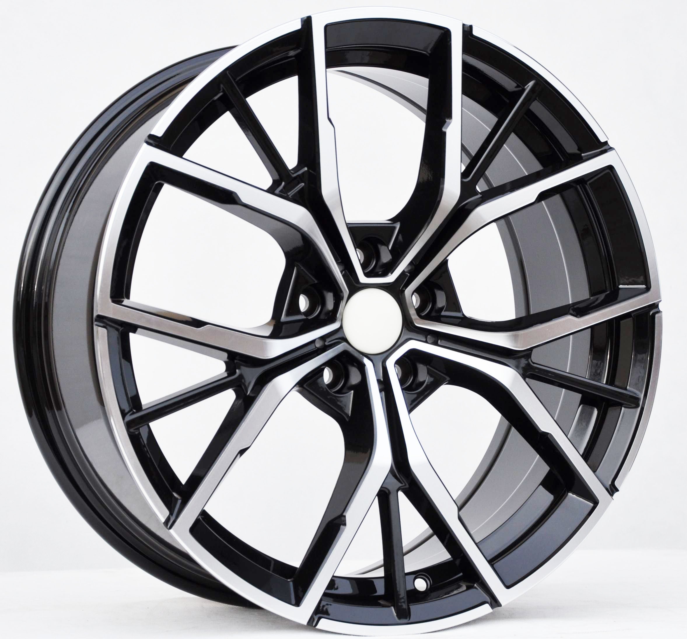 PDW 1667 Alufælge 19" 5x112 ET30 – Poleret/sort (sæt á 4)