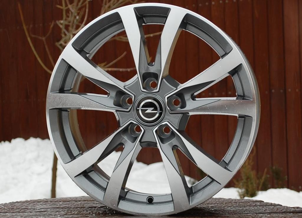 PDW 533 Alufælge 16" 5x108 ET42 – Poleret/grafit (sæt á 4)