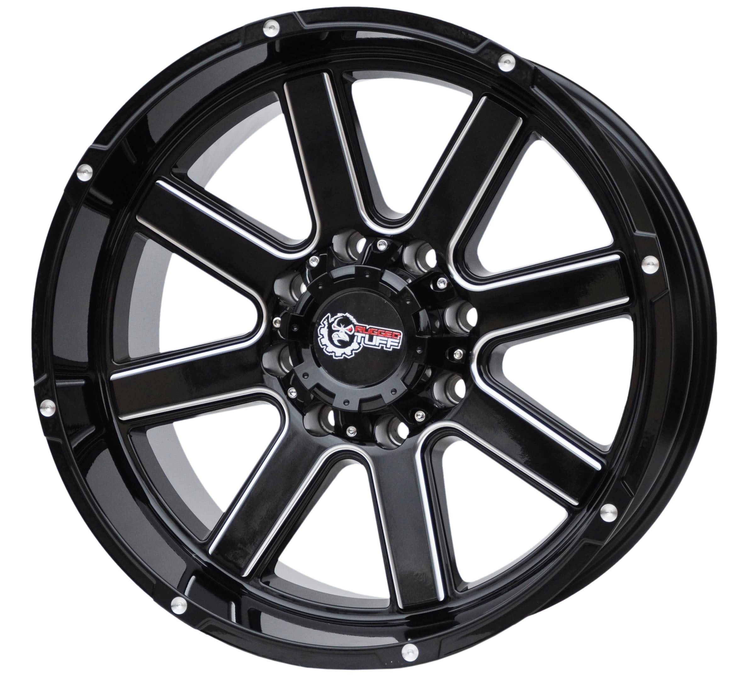 PDW 409 Alufælge 20" 8x165.1 ET-18 – Sort (sæt á 4)