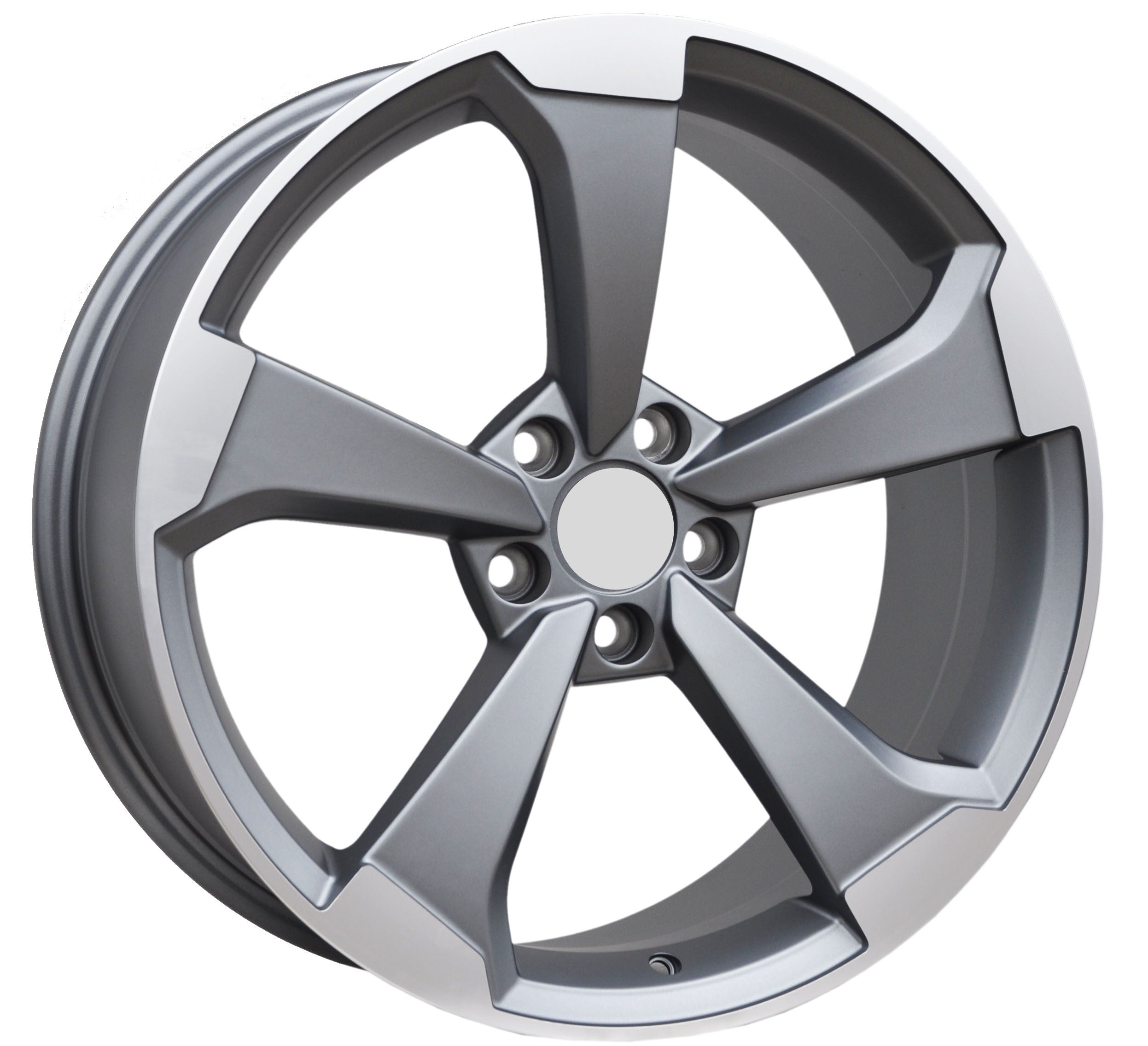 PDW 351/Rotor/Giasone Alufælge 18" 5x112 ET45 – Poleret/grafit mat (sæt á 4)