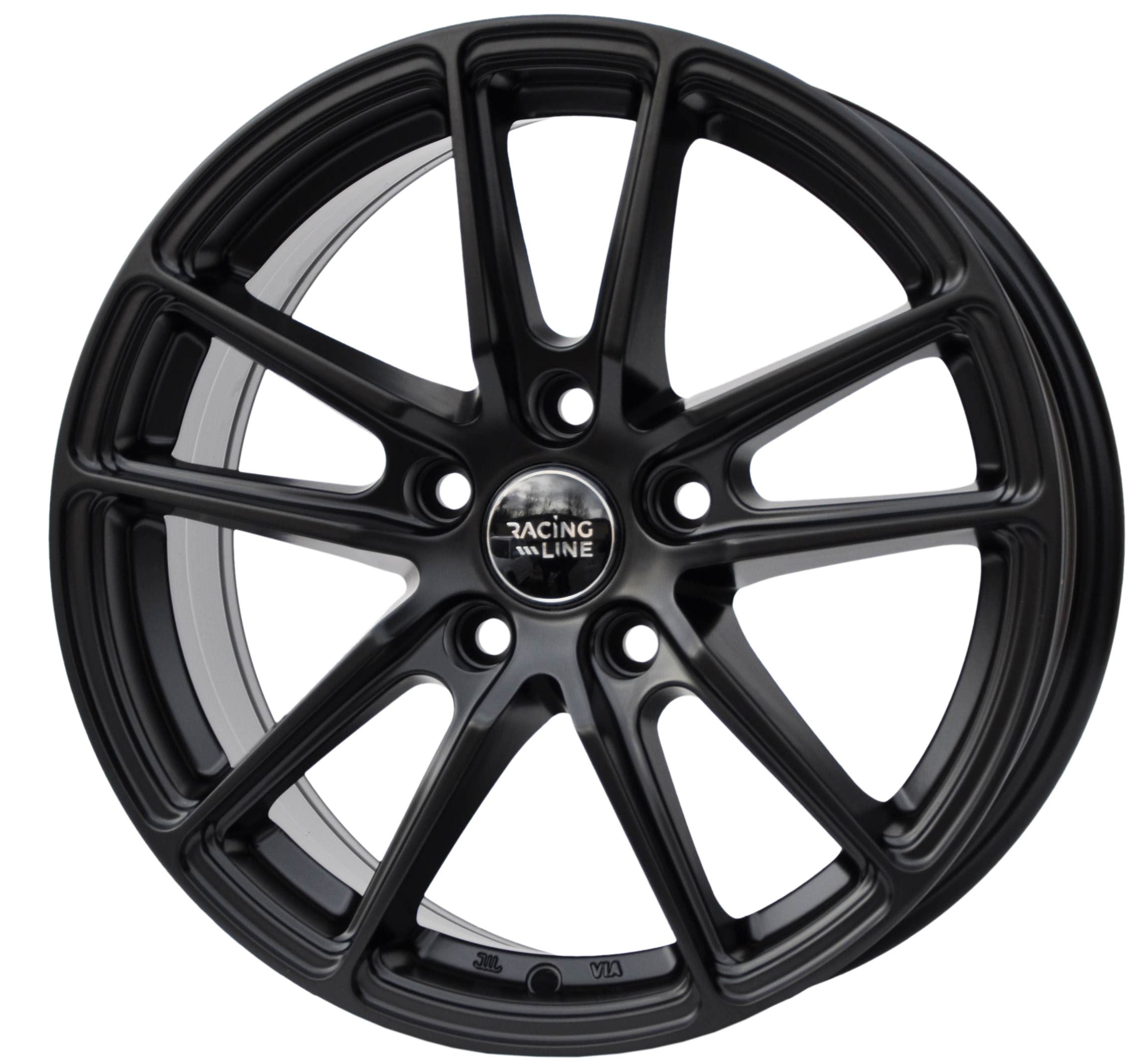 PDW 1155 Alufælge 16" 5x112 ET42 – Sort (sæt á 4)