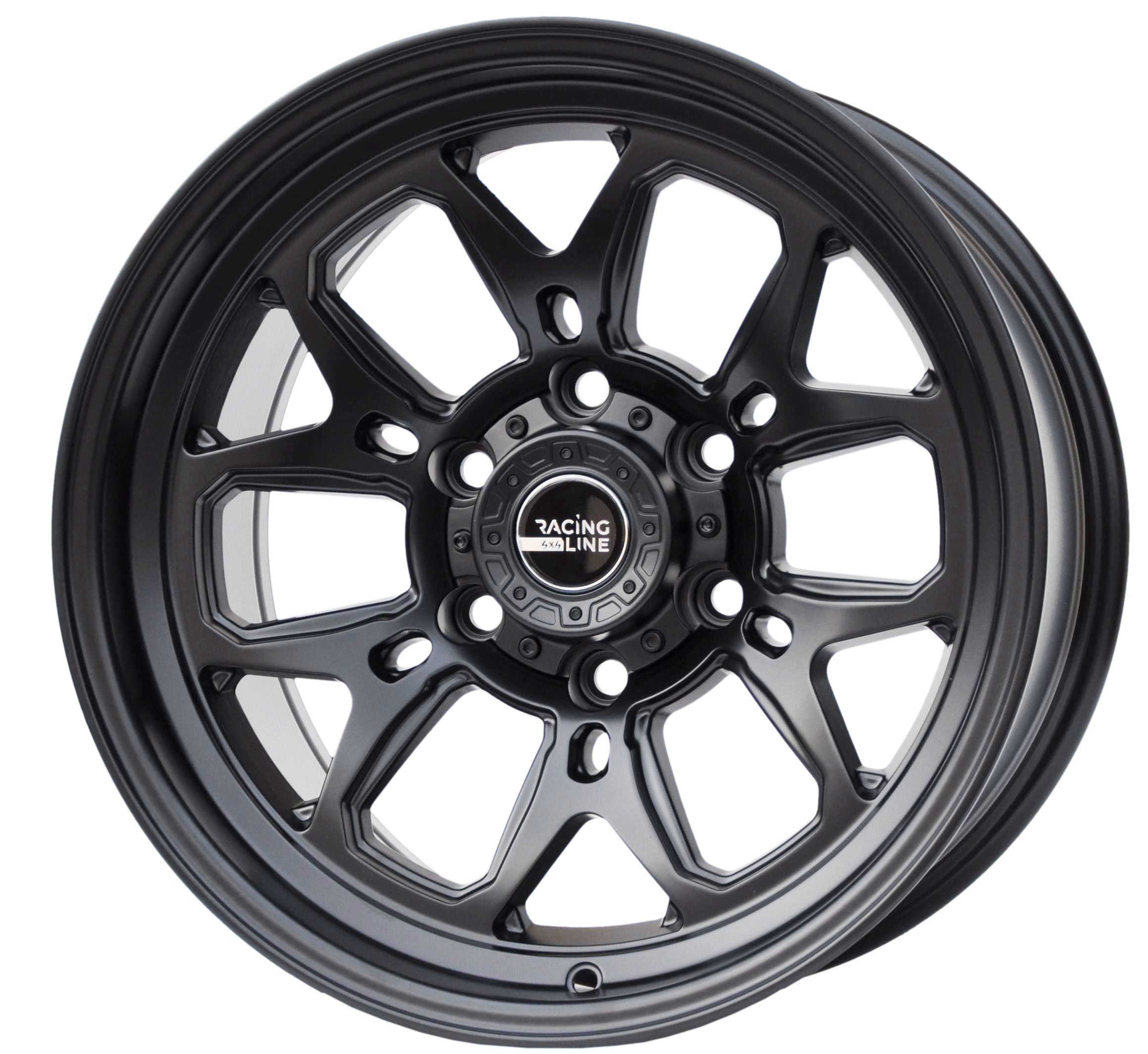 PDW 1106 Alufælge 17" 5x127 ET-6 – Sort (sæt á 4)