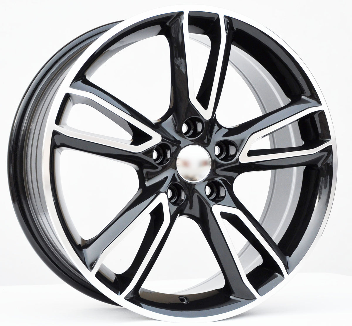 PDW 502/560 Alufælge 18" 7,5J 5x114.3 ET48 – Poleret/sort (sæt á 4)