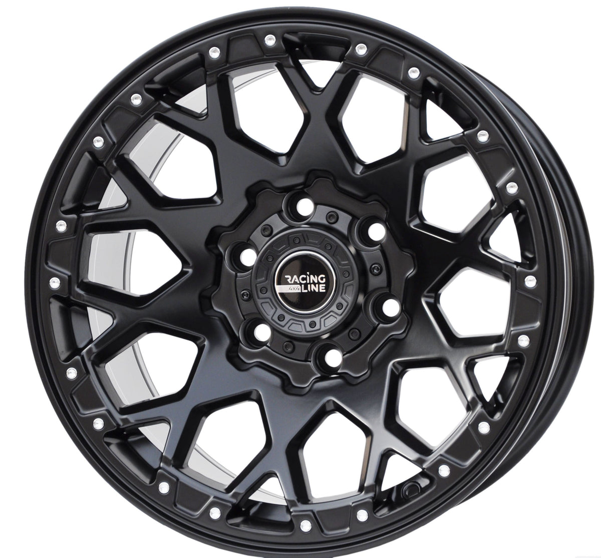 PDW 1108 Alufælge 17" 9J 6x139.7 ET-6 – Sort (sæt á 4)