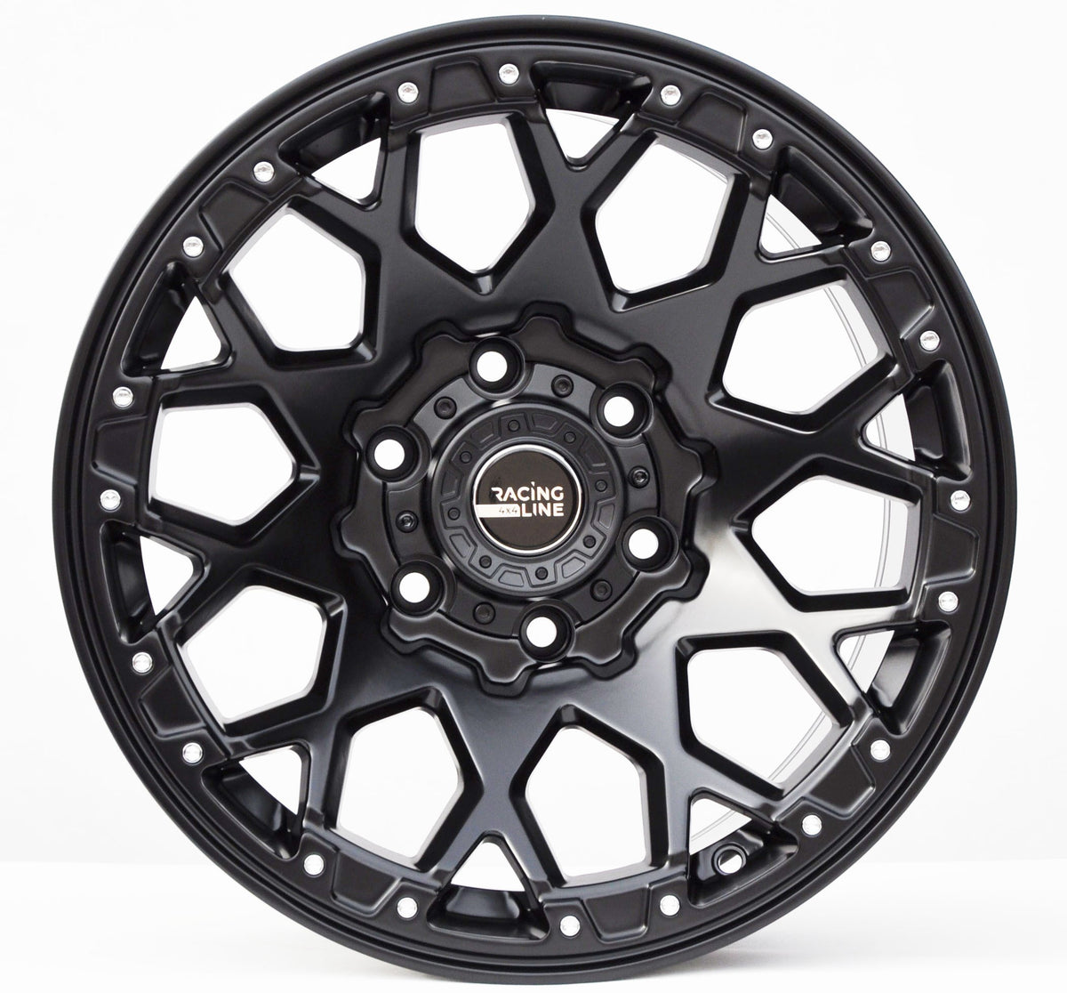 PDW 1108 Alufælge 17" 9J 6x139.7 ET-6 – Sort (sæt á 4)