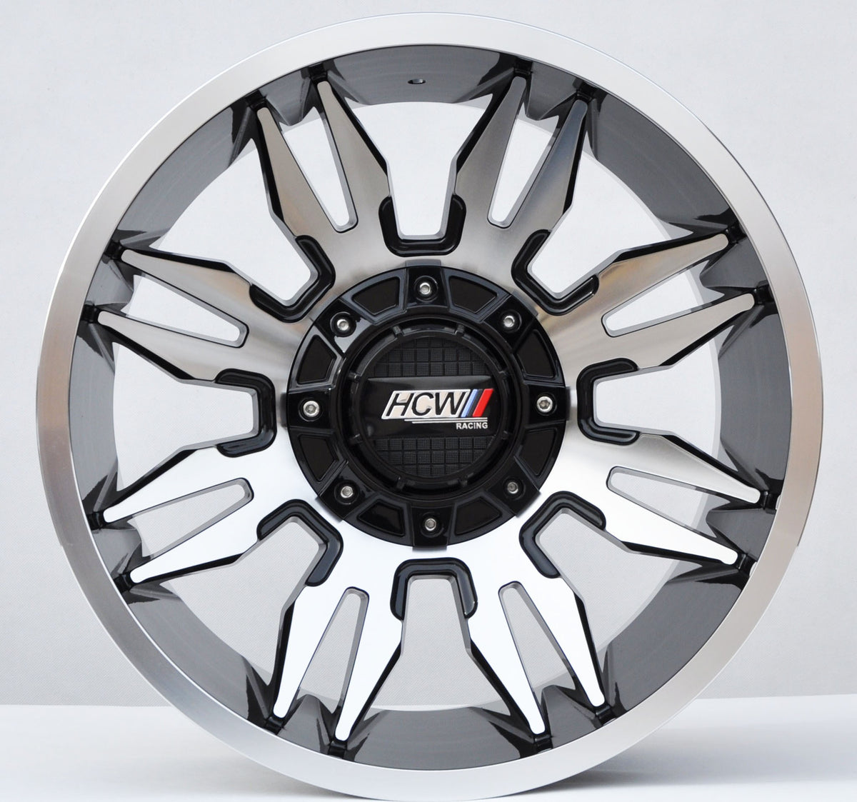 Toro Corsa 1737 Alufælge 18" 5x139.7 ET0 – Poleret/sort (sæt á 4)