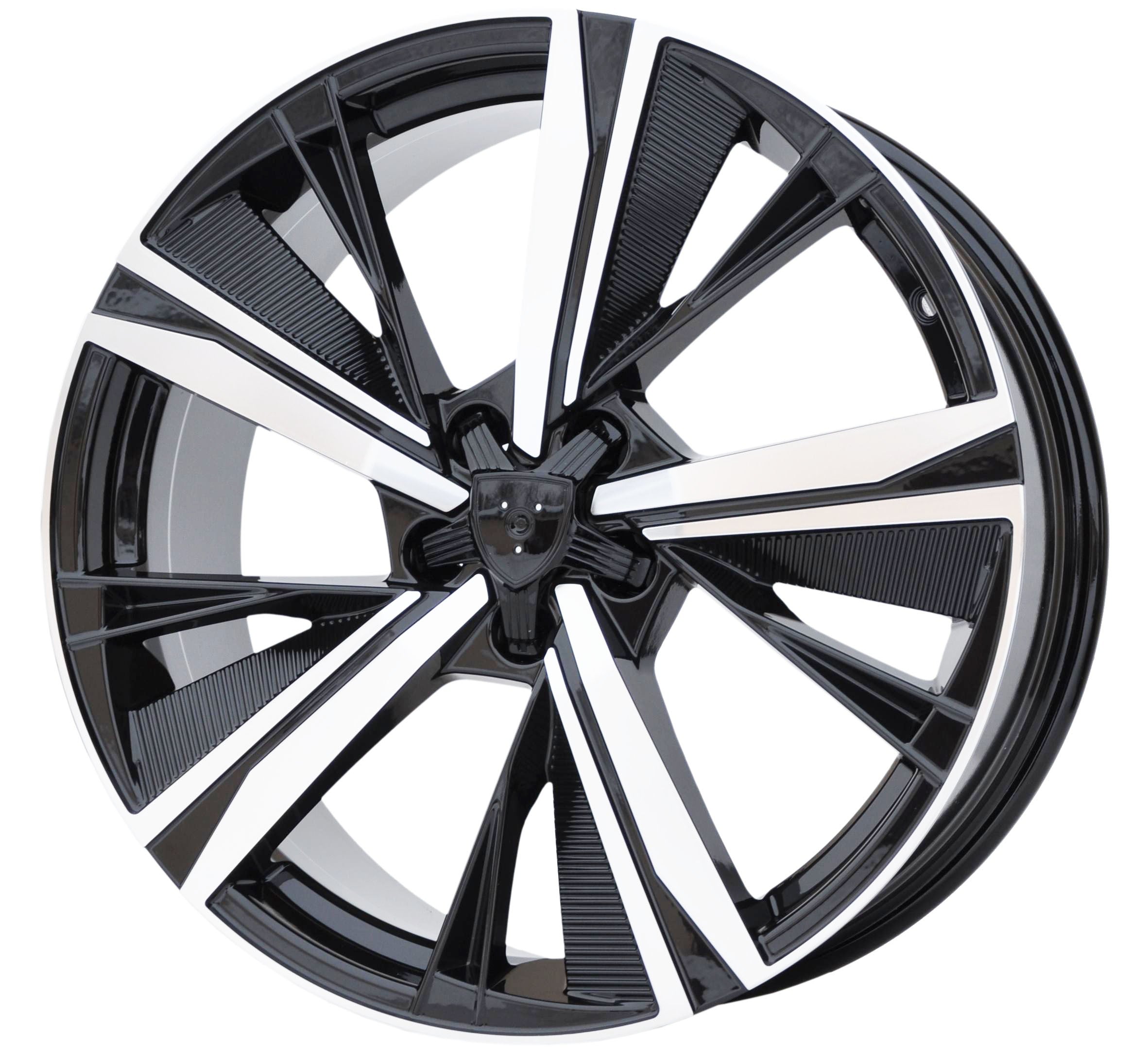 PDW 1918 Alufælge 19" 5x108 ET40 – Poleret/sort (sæt á 4)
