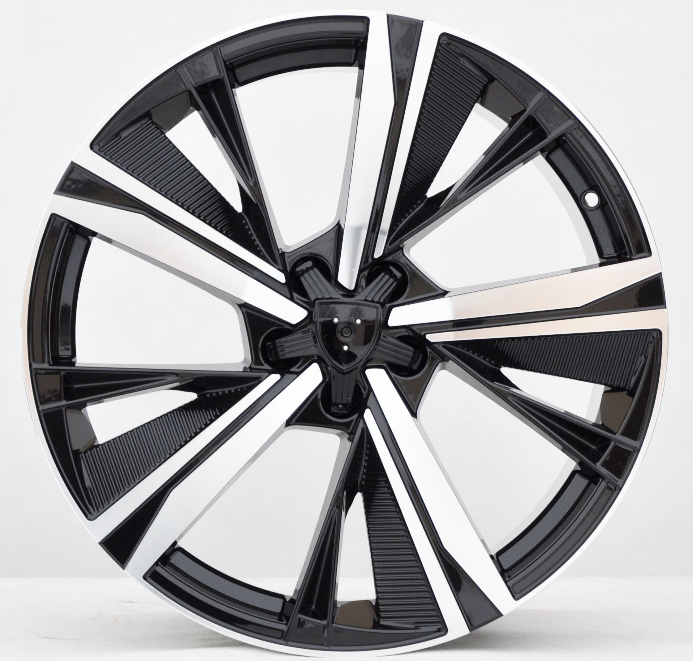 PDW 1918 Alufælge 19" 5x108 ET40 – Poleret/sort (sæt á 4)