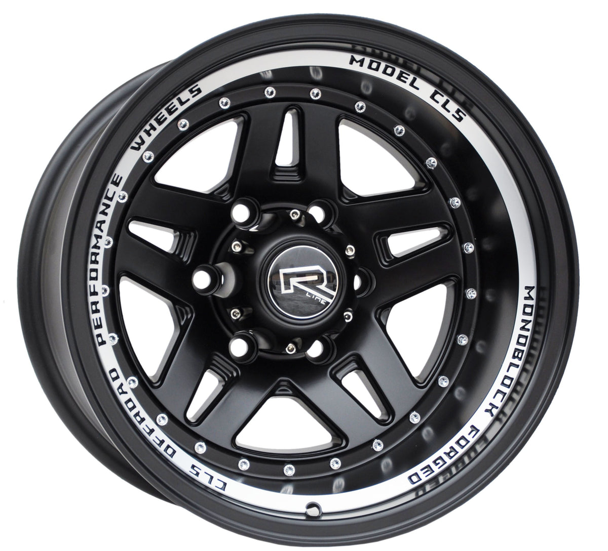 PDW 936 Alufælge 15" 10J 6x139.7 ET-44 – Sort (sæt á 4)