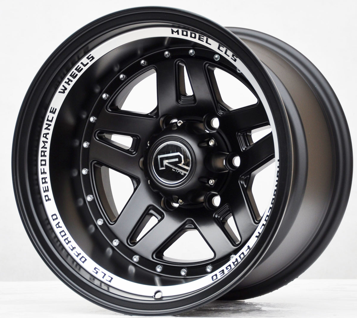 PDW 936 Alufælge 15" 10J 6x139.7 ET-44 – Sort (sæt á 4)
