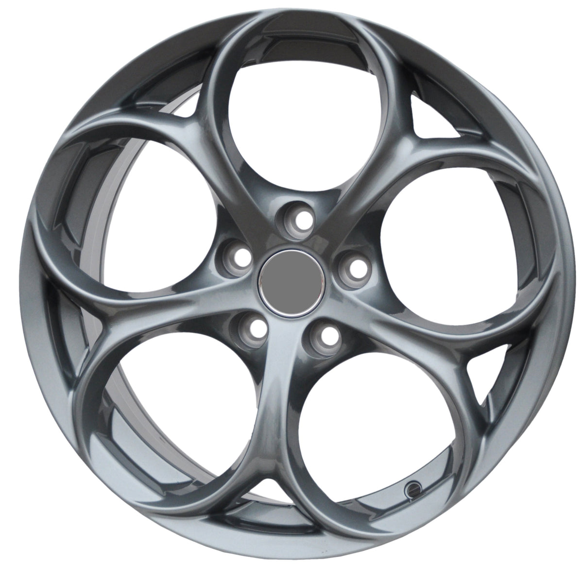 PDW 1664 Alufælge 17" 7,5J 5x110 ET32 – Grafit (gun metal) (sæt á 4)