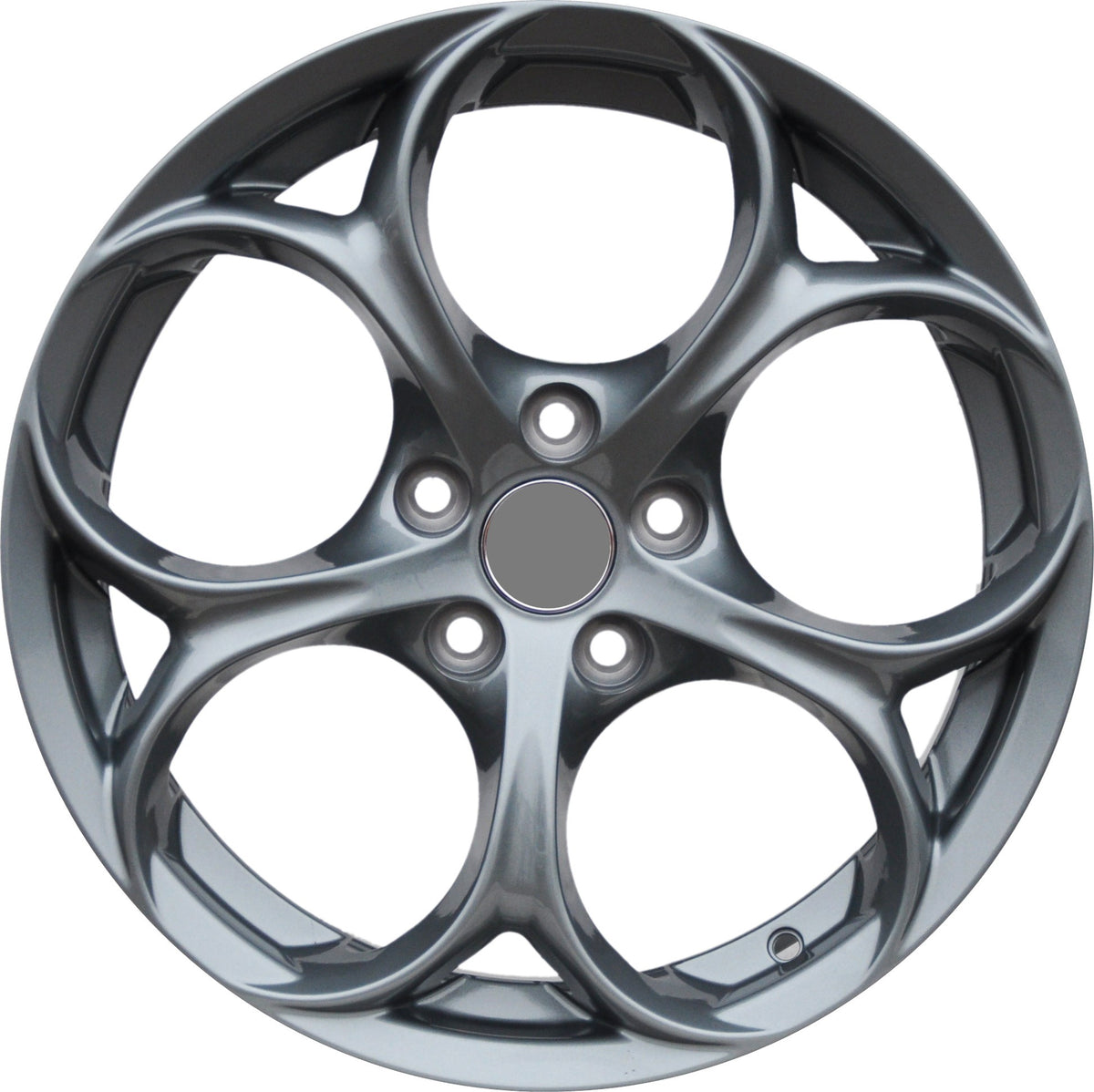 PDW 1664 Alufælge 17" 7,5J 5x110 ET32 – Grafit (gun metal) (sæt á 4)