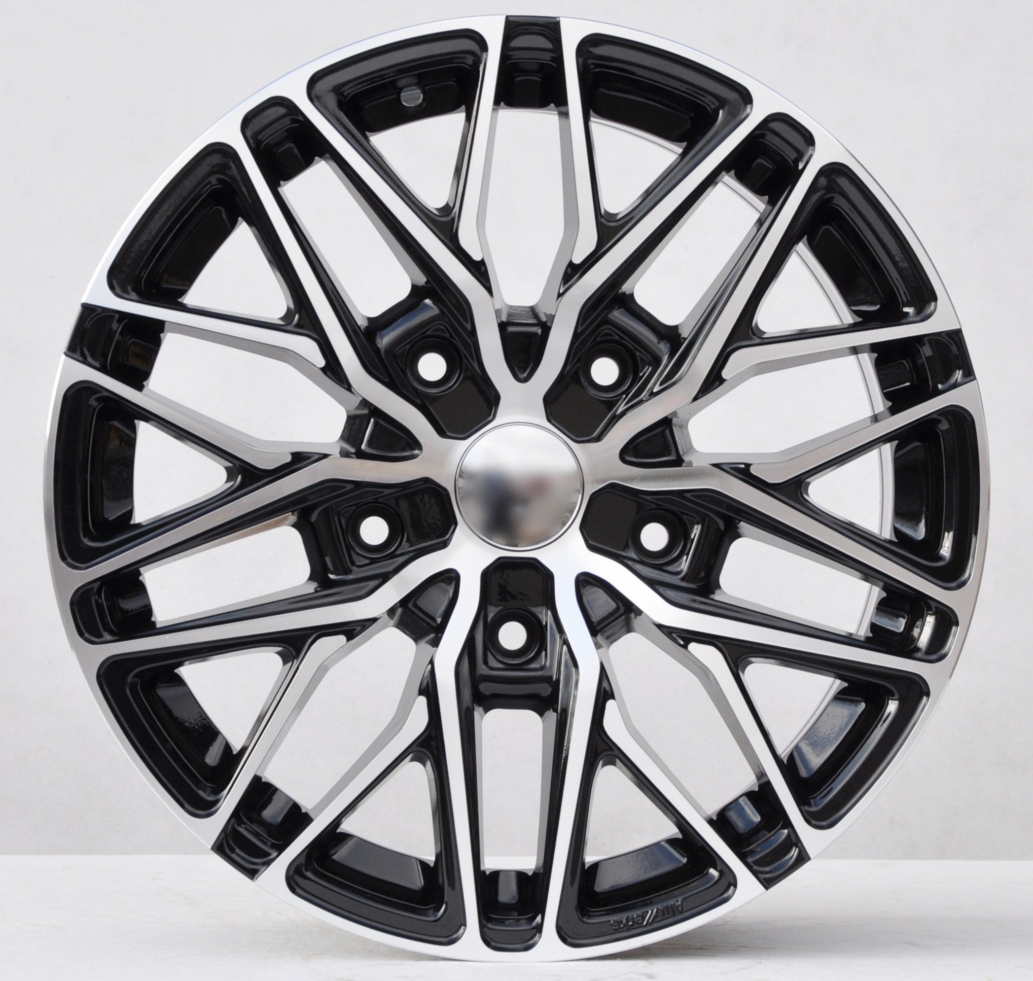 PDW 1262 Alufælge 18" 5x160 ET50 – Poleret/sort (sæt á 4)