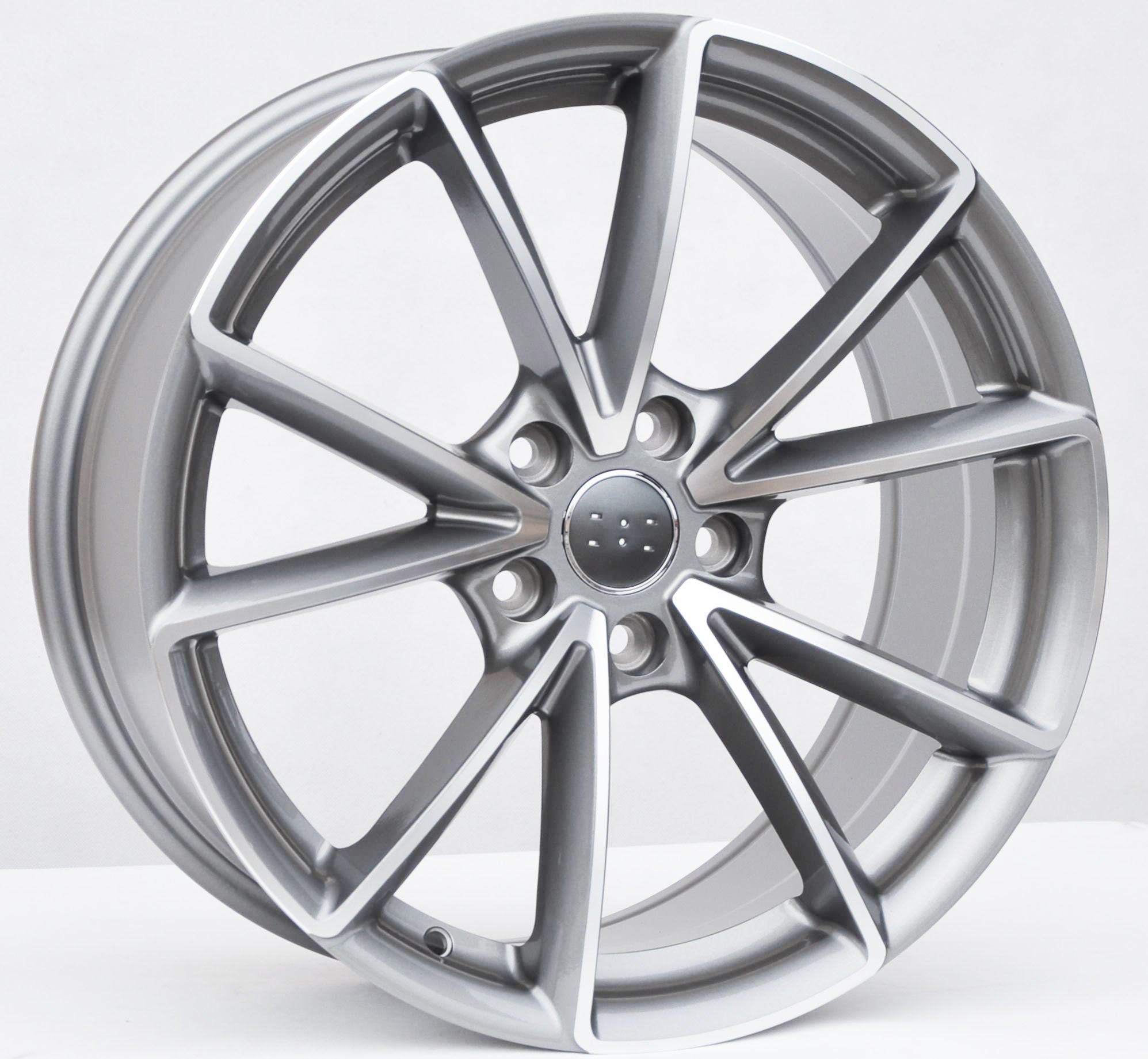 PDW 703 Alufælge 18" 5x112 ET42 – Poleret/grafit (sæt á 4)