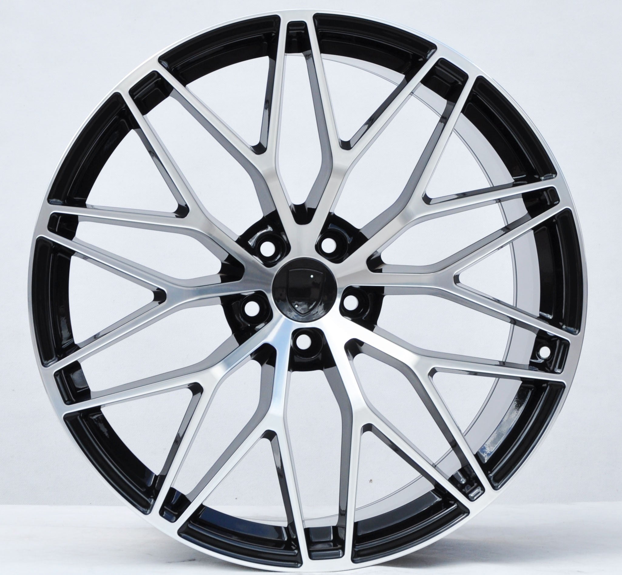 PDW 3S1067 Alufælge 20" 5x112 ET26 – Poleret/sort (sæt á 4)