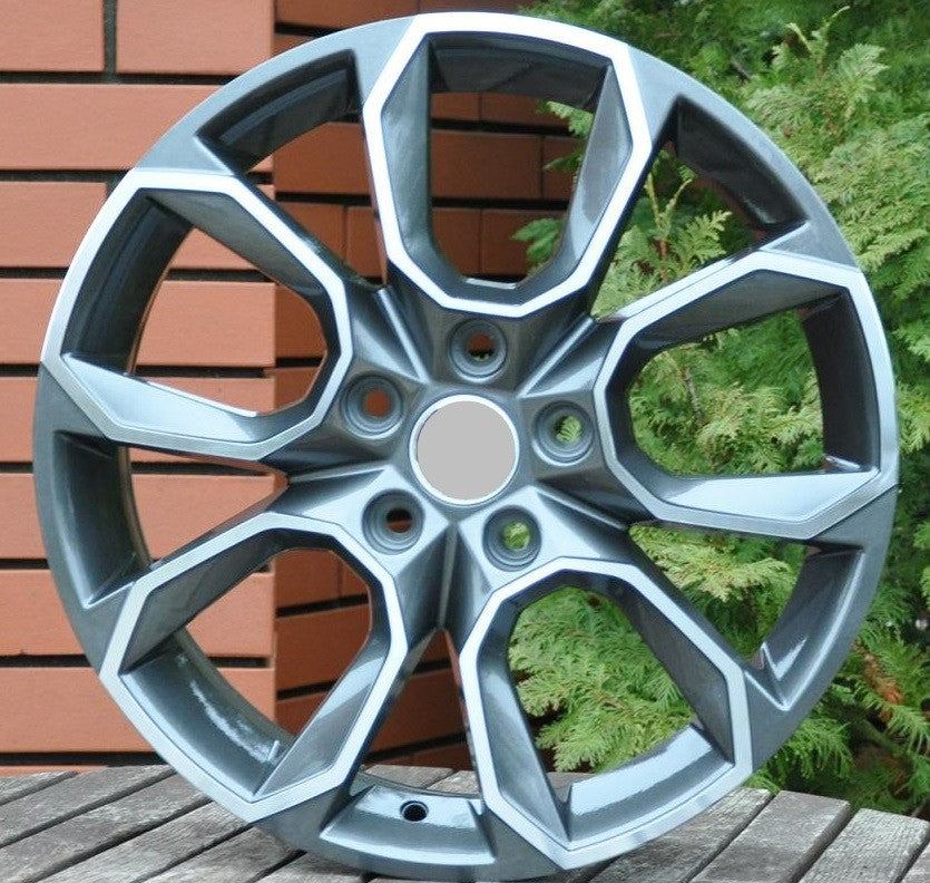 PDW SK516/791/1310 Alufælge 16" 5x112 ET46 – Poleret/grafit (sæt á 4)