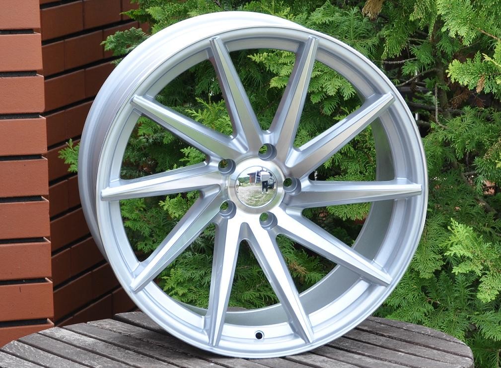 PDW 099 Alufælge 19" 5x120 ET35 – Poleret/sølv (sæt á 4)