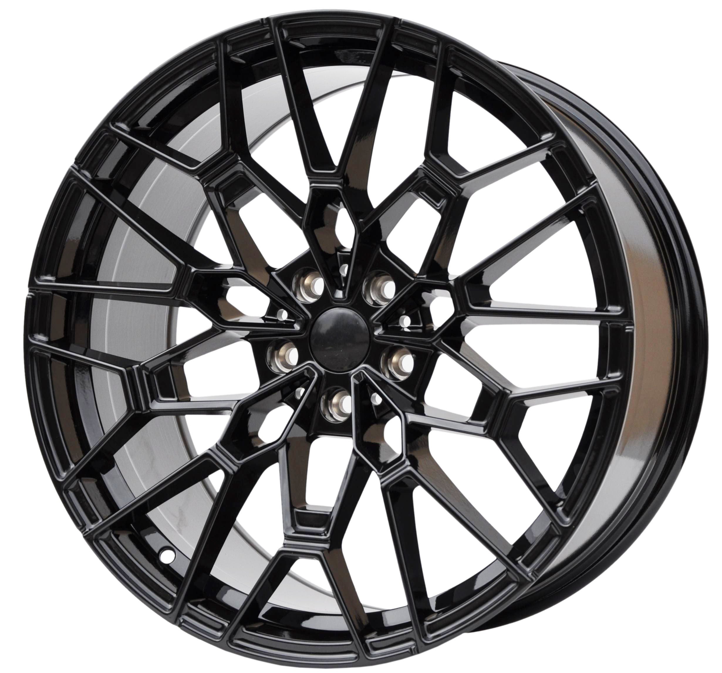 PDW 0384 Alufælge 20" 5x112 ET26 – Black perl (sæt á 4)