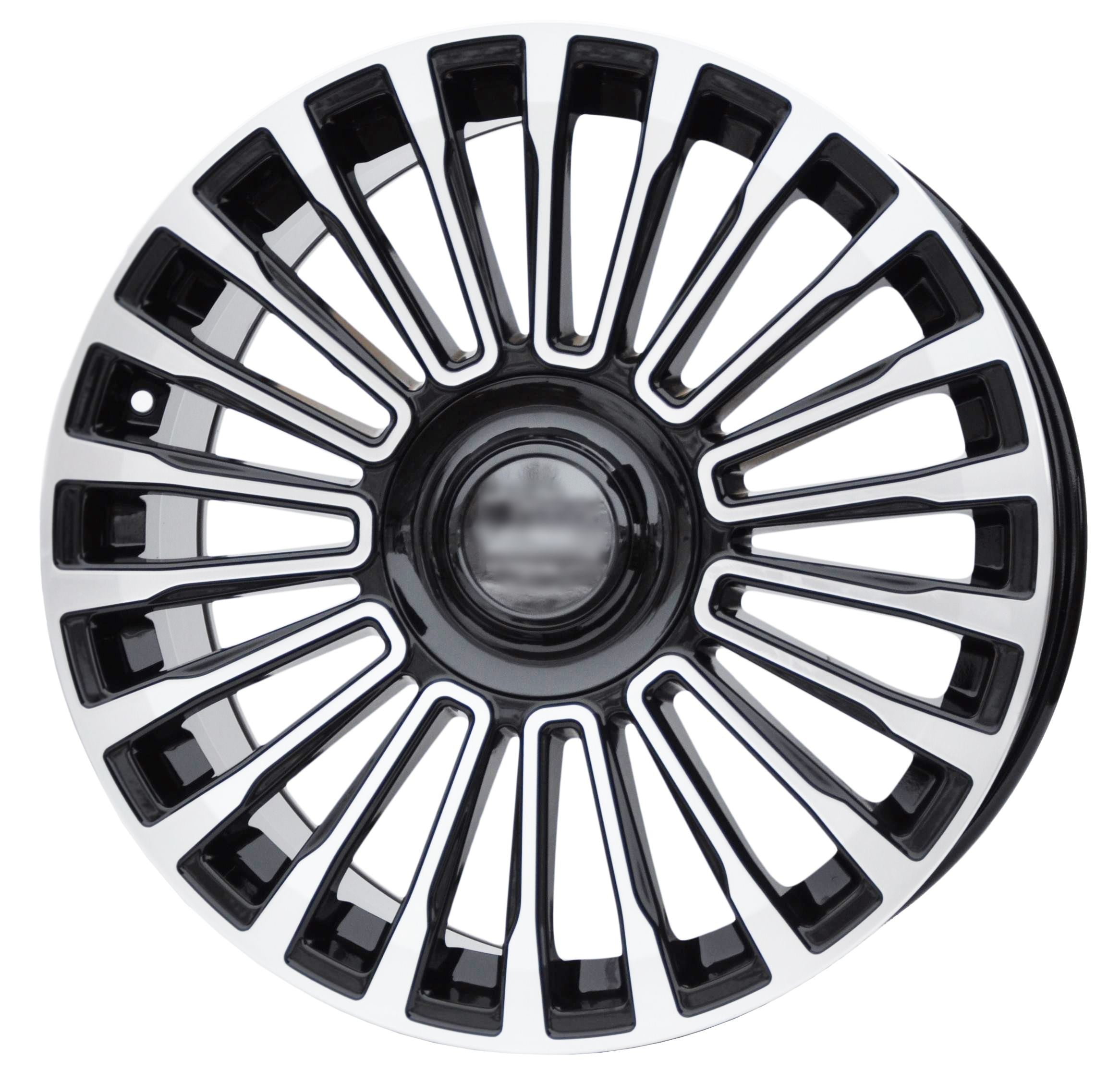 PDW 1365 Alufælge 22" 5x108 ET45 – Poleret/sort (sæt á 4)