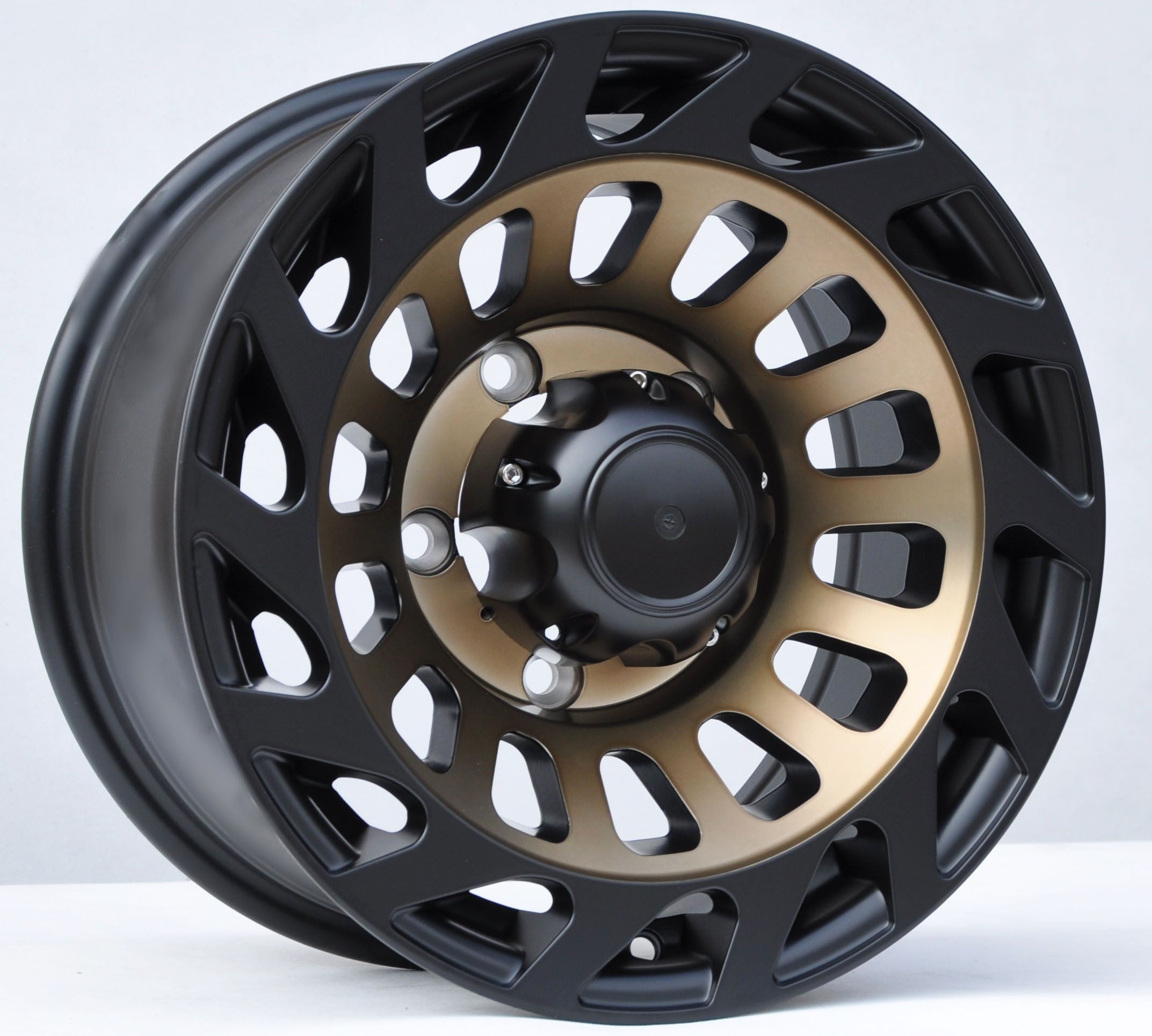 PDW 2143 Alufælge 15" 5x139.7 ET0 – Sort (sæt á 4)