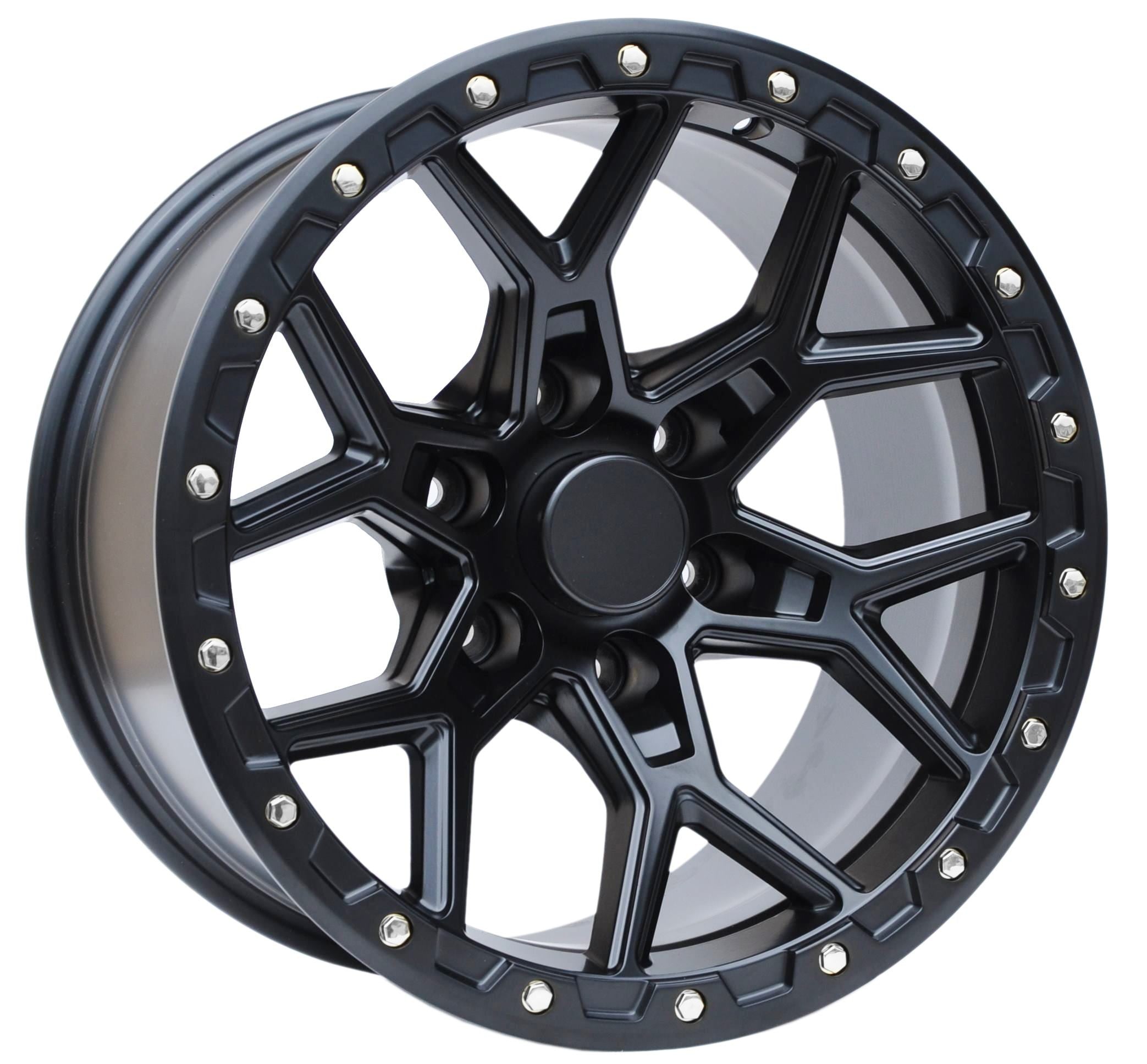 Toro Corsa 1536 Alufælge 17" 6x139.7 ET-12 – Sort (sæt á 4)