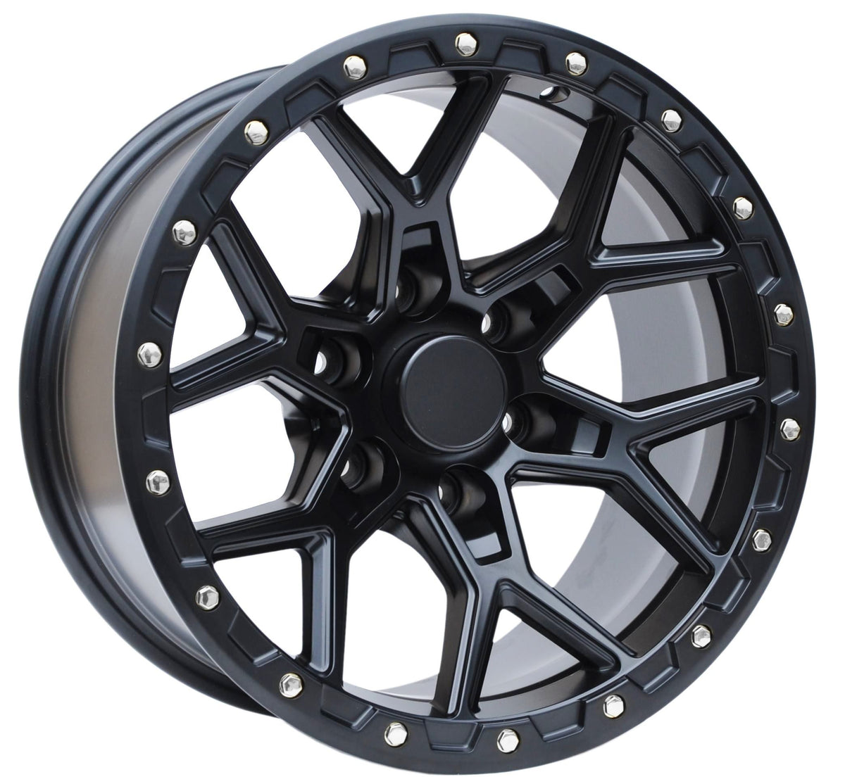 Toro Corsa 1536 Alufælge 17" 9J 6x139.7 ET-12 – Sort (sæt á 4)